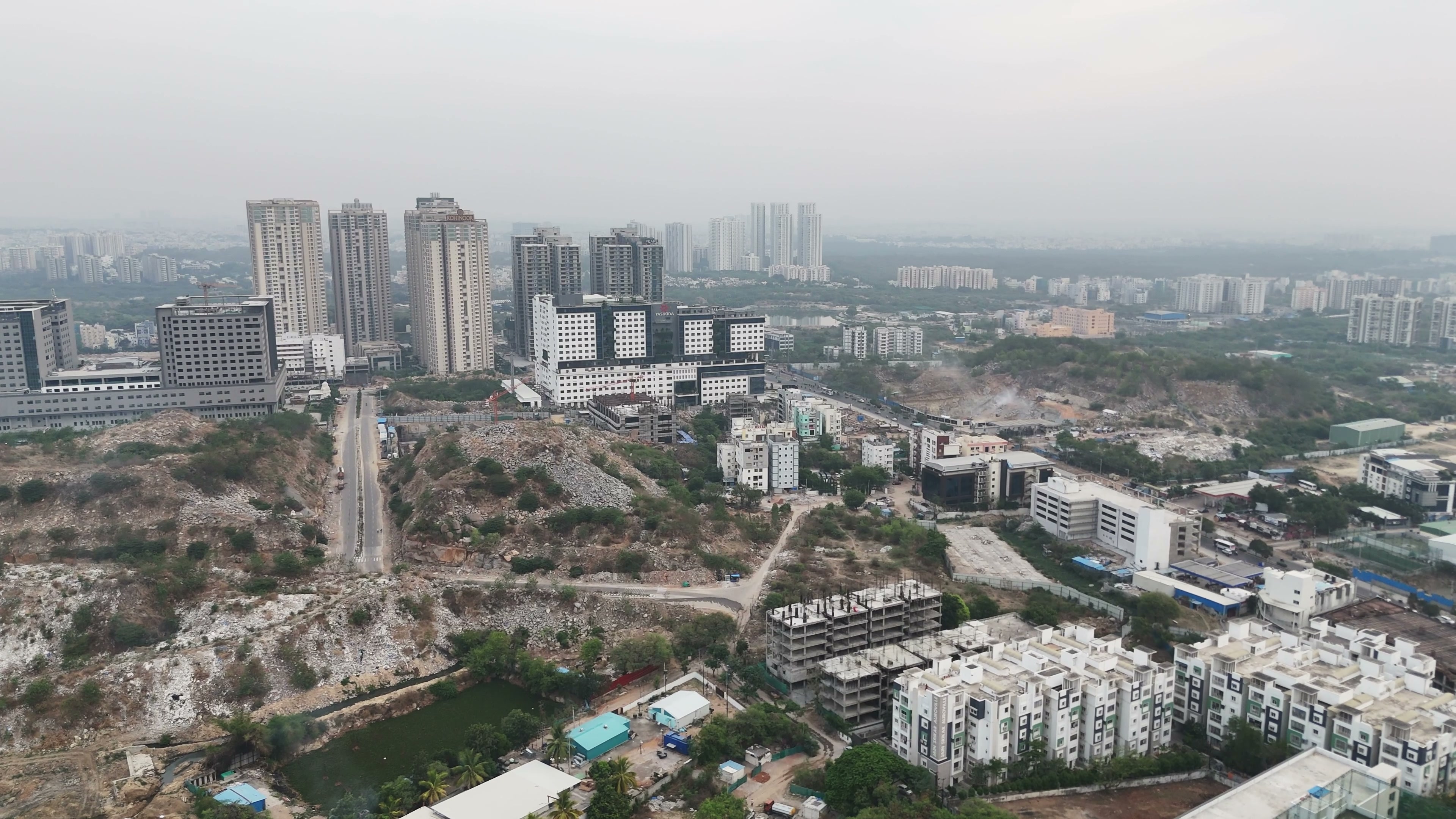 Hyderabad drone clip 073