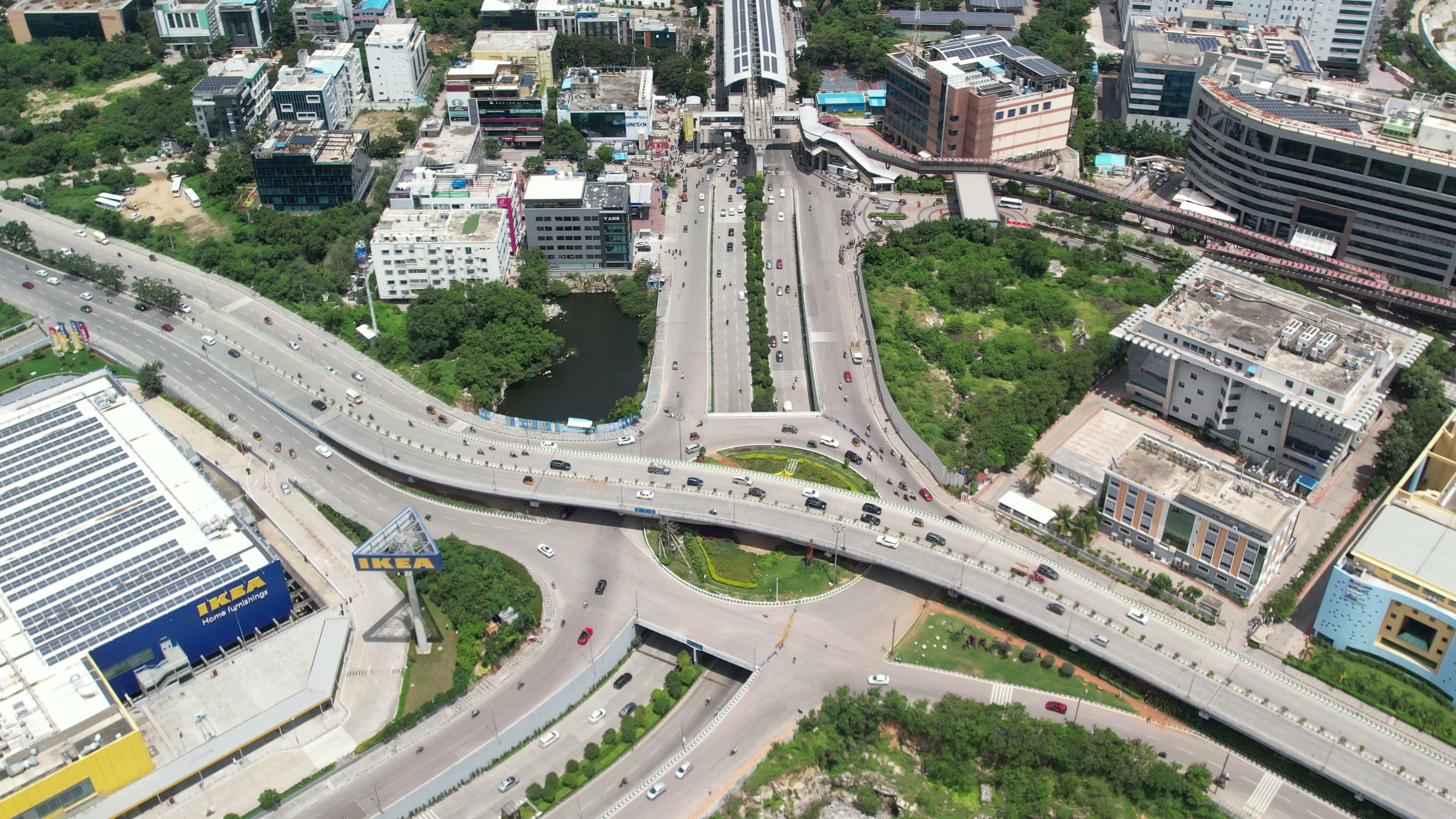 Hyderabad drone clip 074