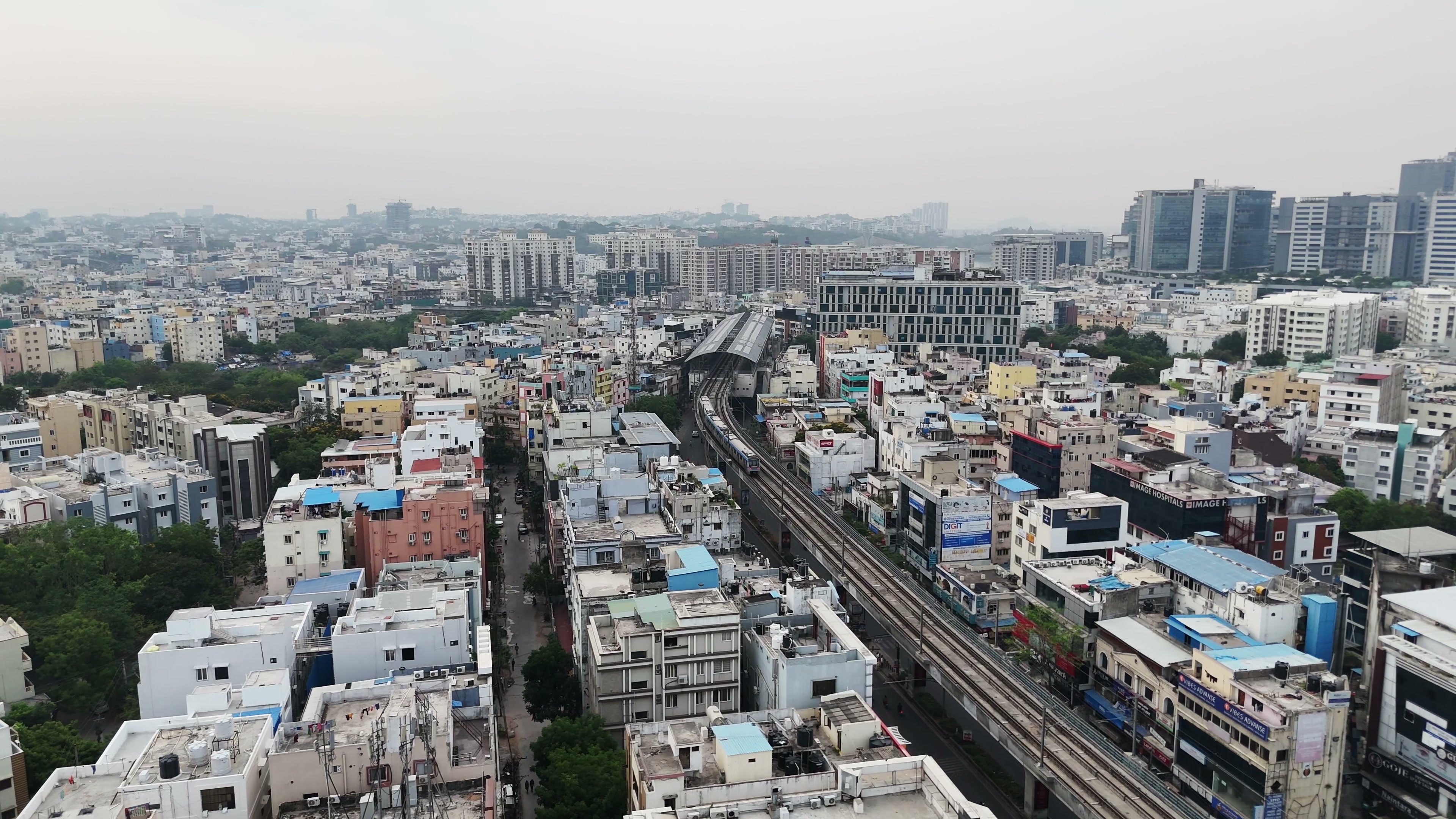 Hyderabad drone clip 076