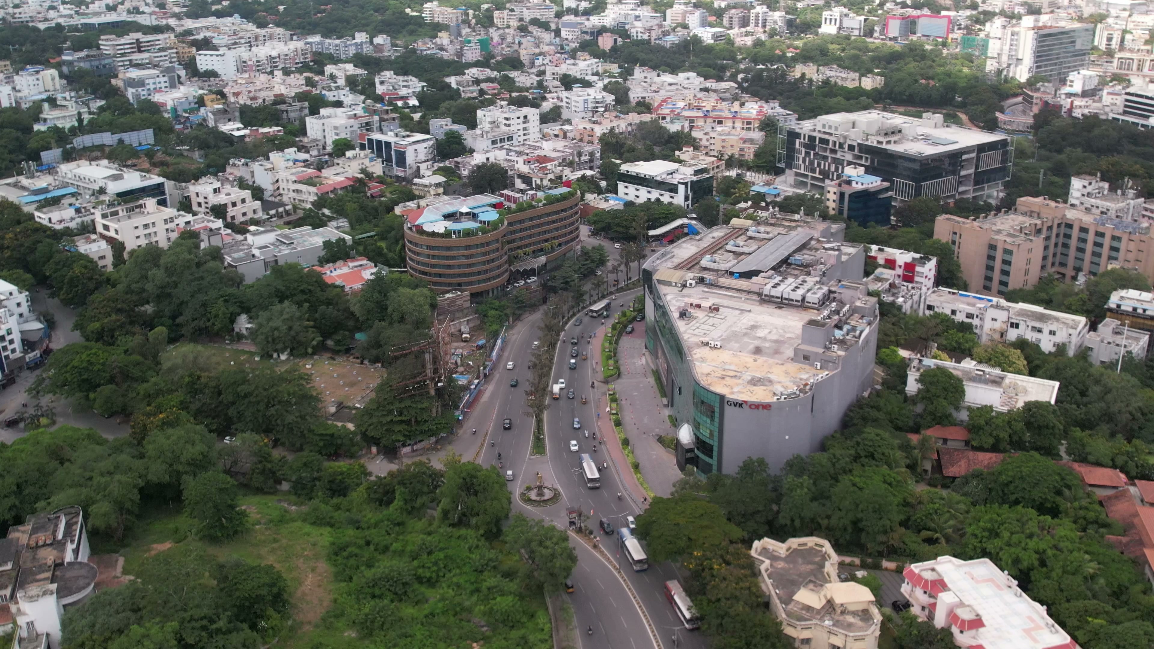 Hyderabad drone clip 082
