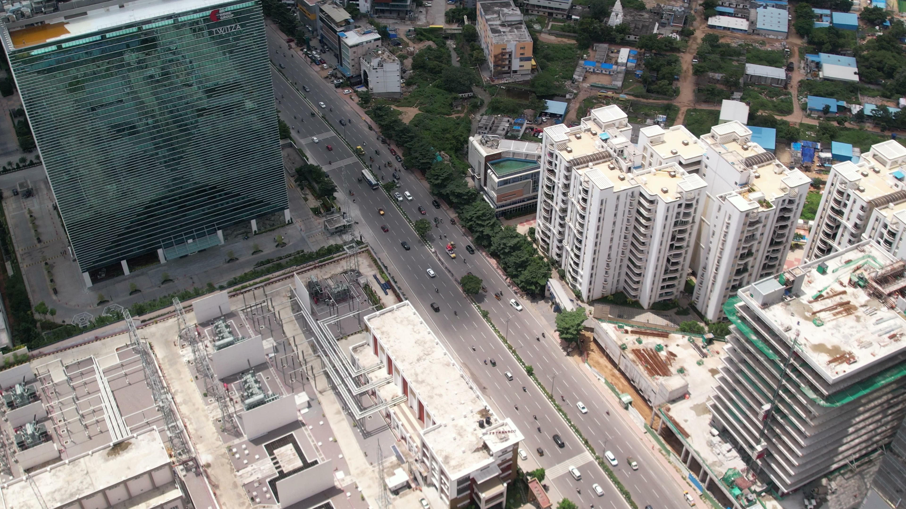 Hyderabad drone clip 084