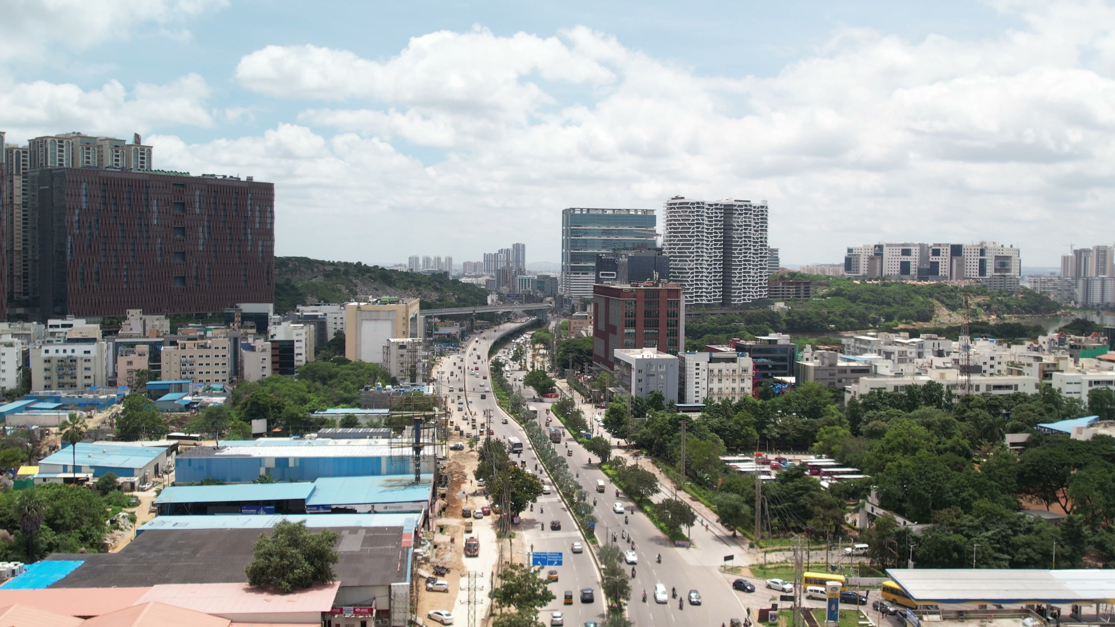 Hyderabad drone clip 093