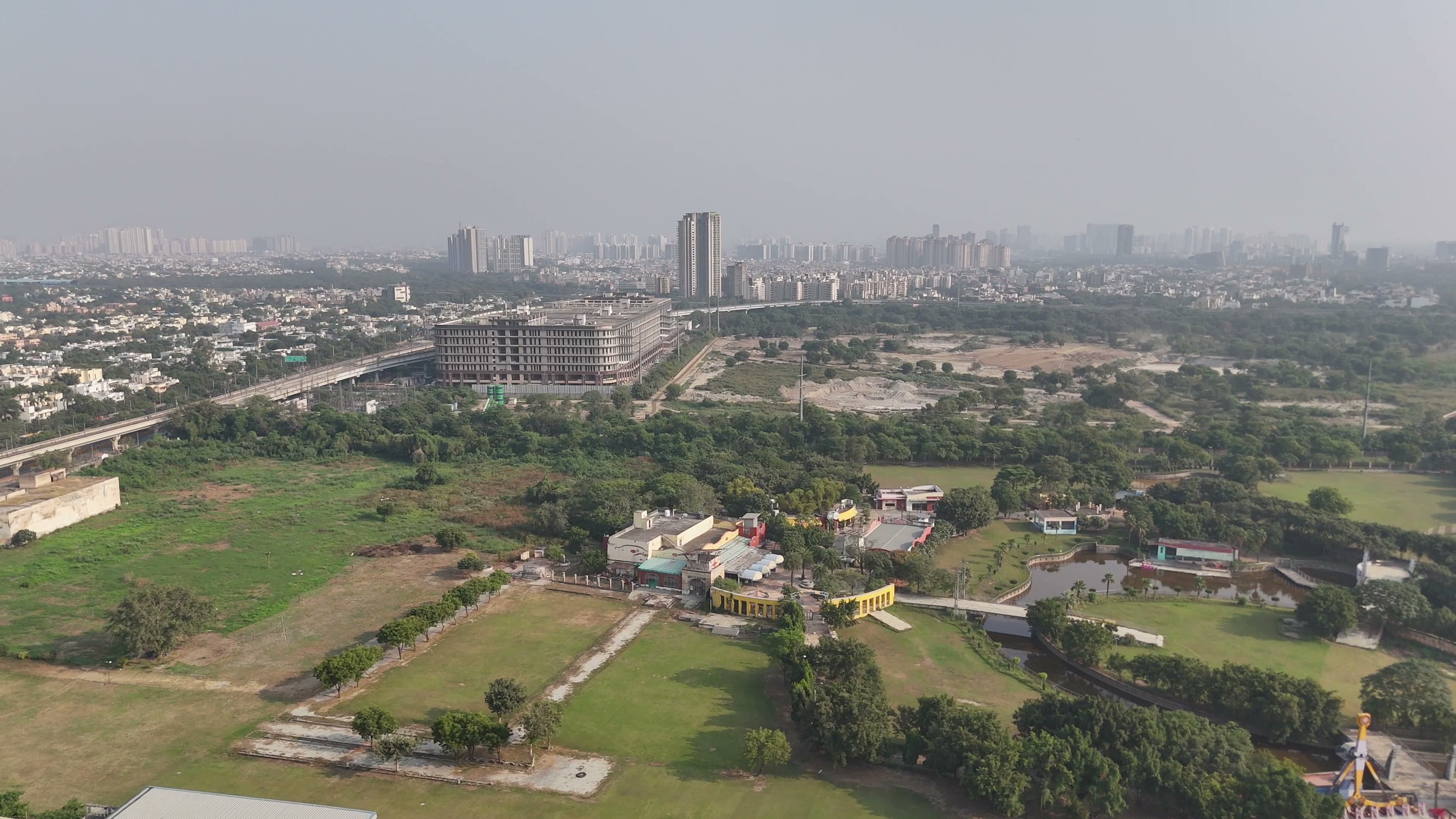 Noida drone clip 046