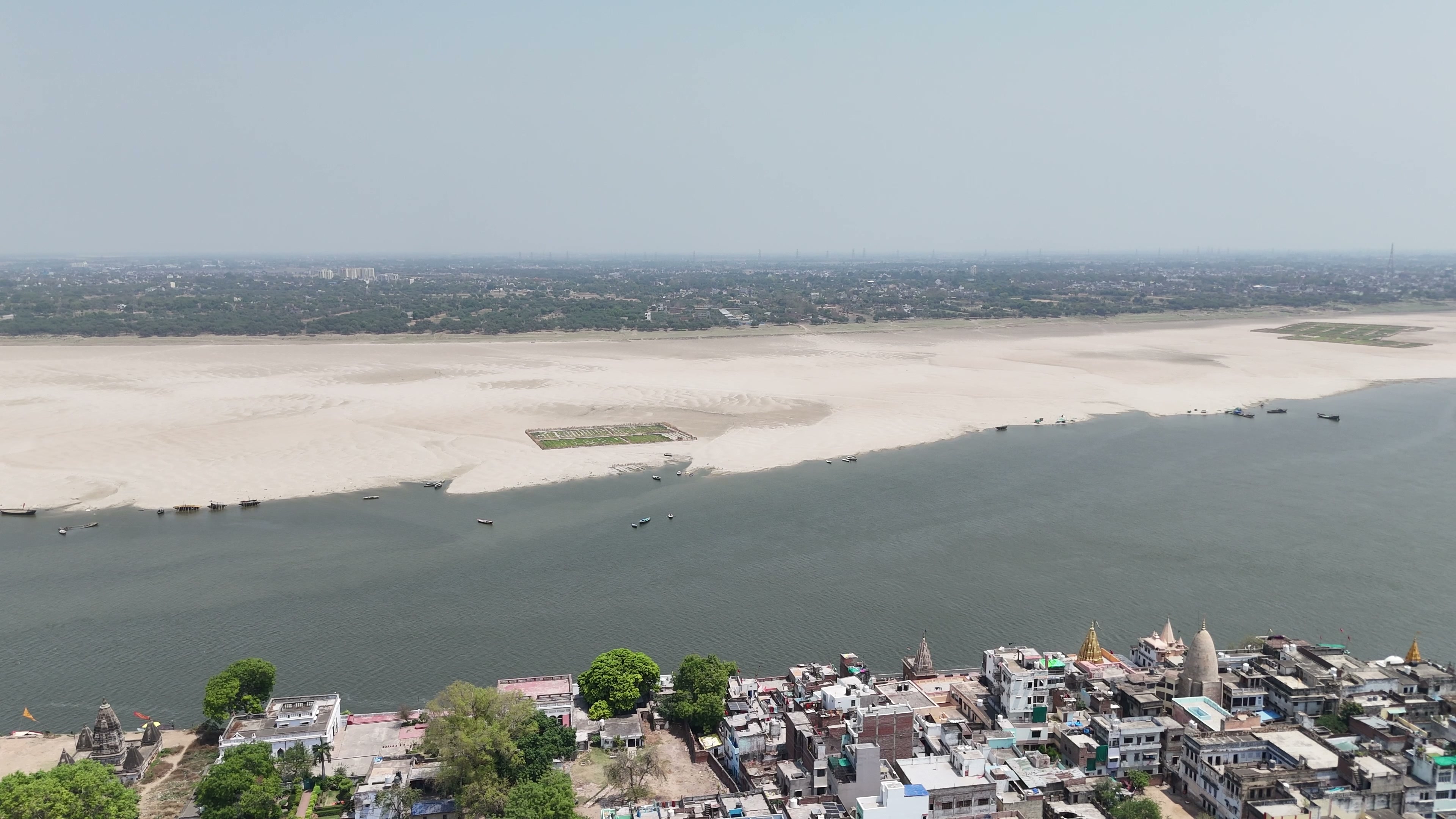 Varanasi drone clip 003