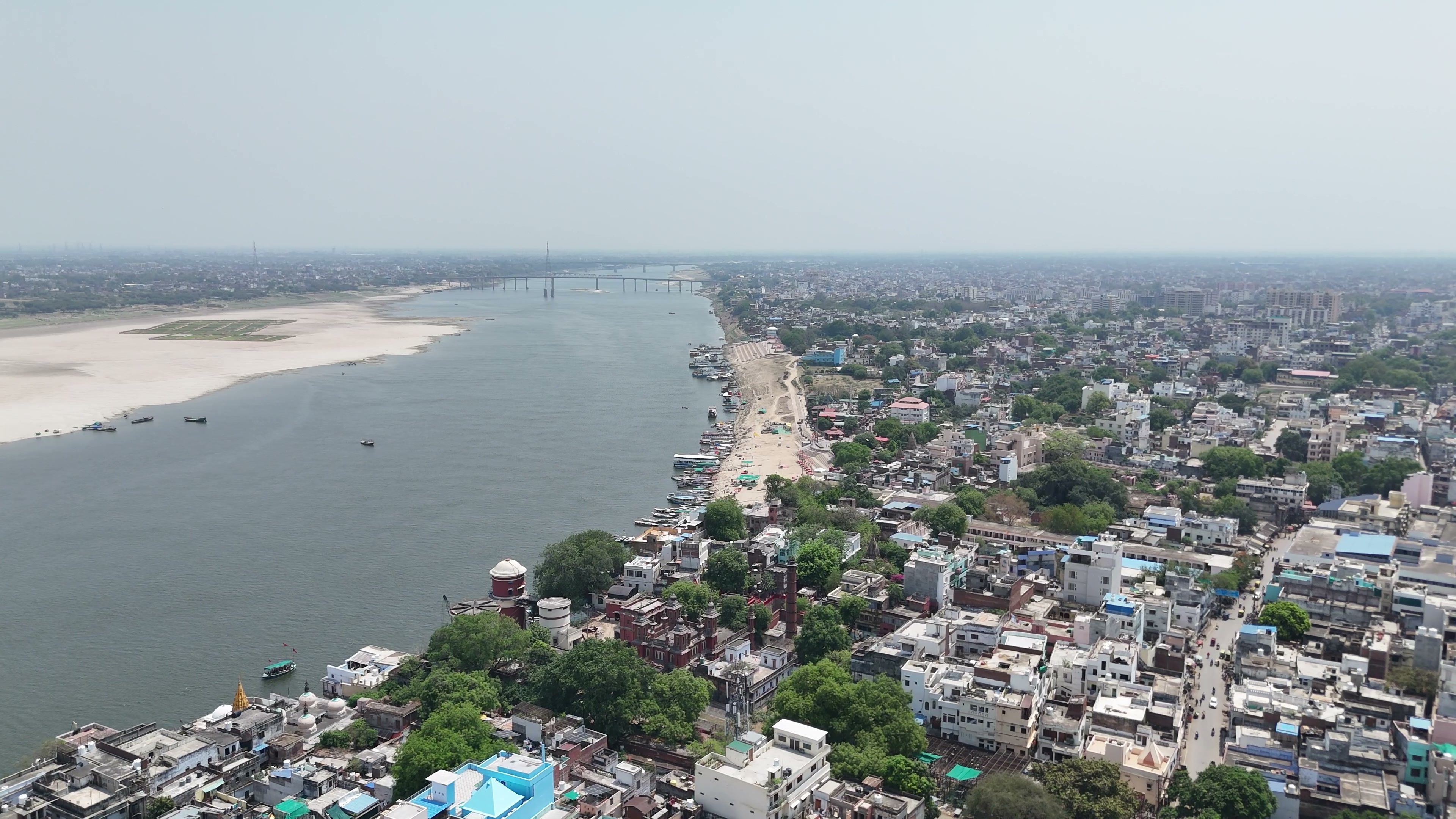 Varanasi drone clip 005