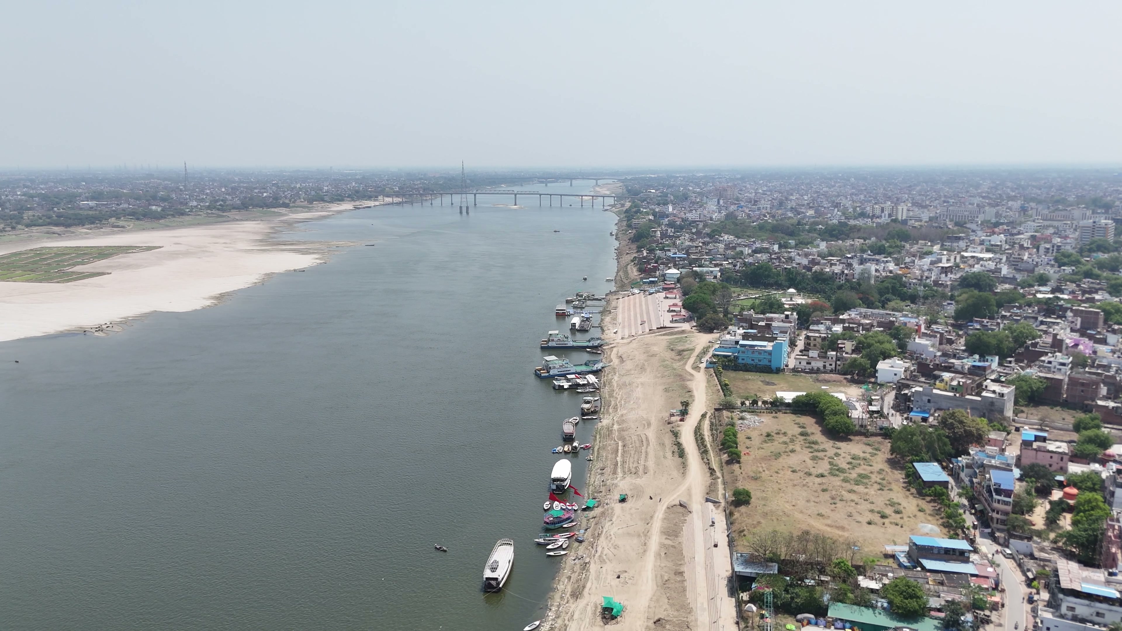 Varanasi drone clip 007