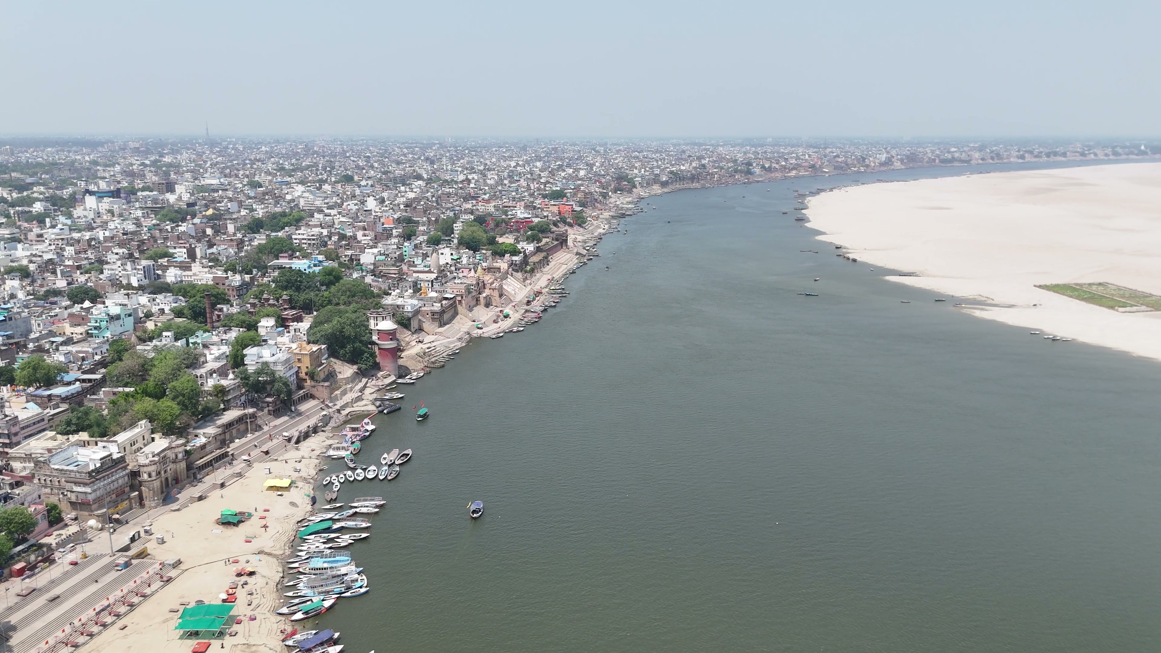 Varanasi drone clip 009