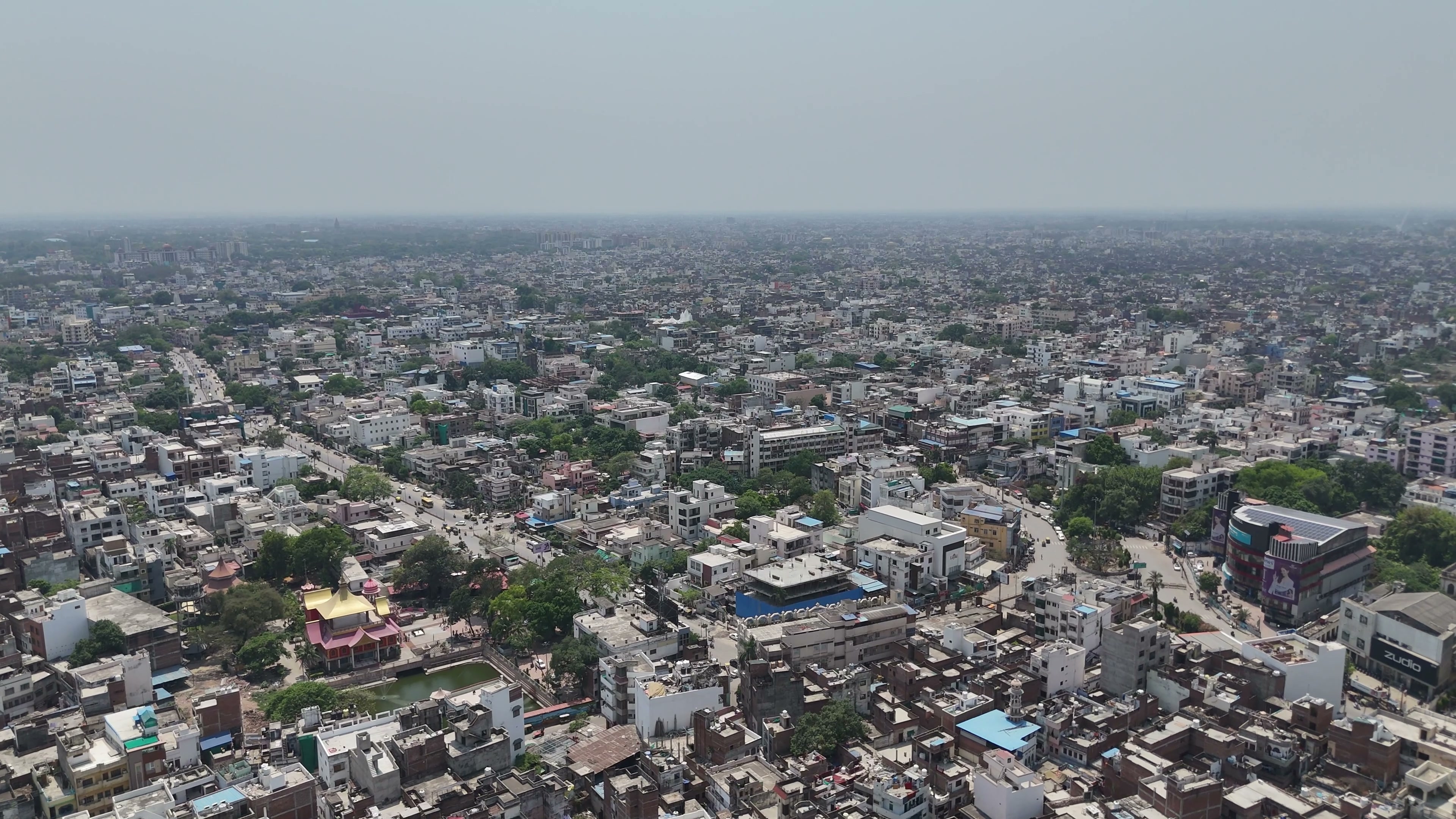 Varanasi drone clip 010