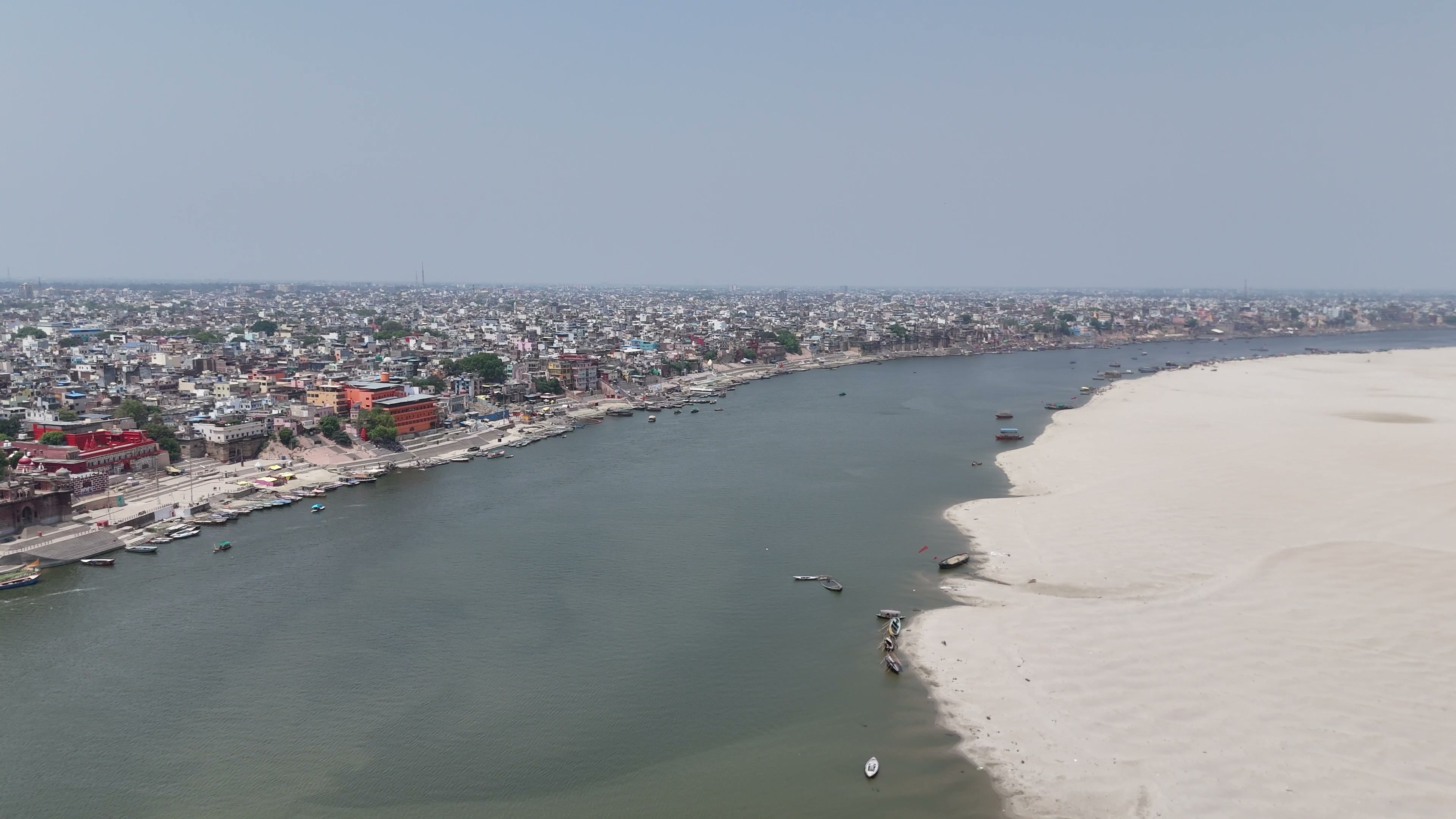 Varanasi drone clip 011