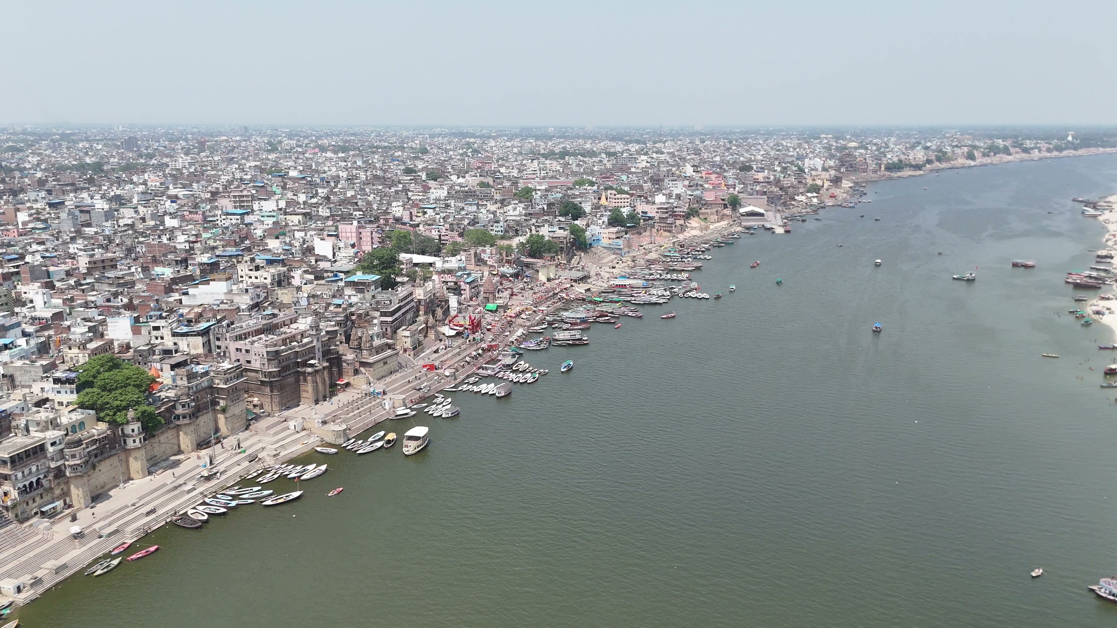 Varanasi drone clip 015