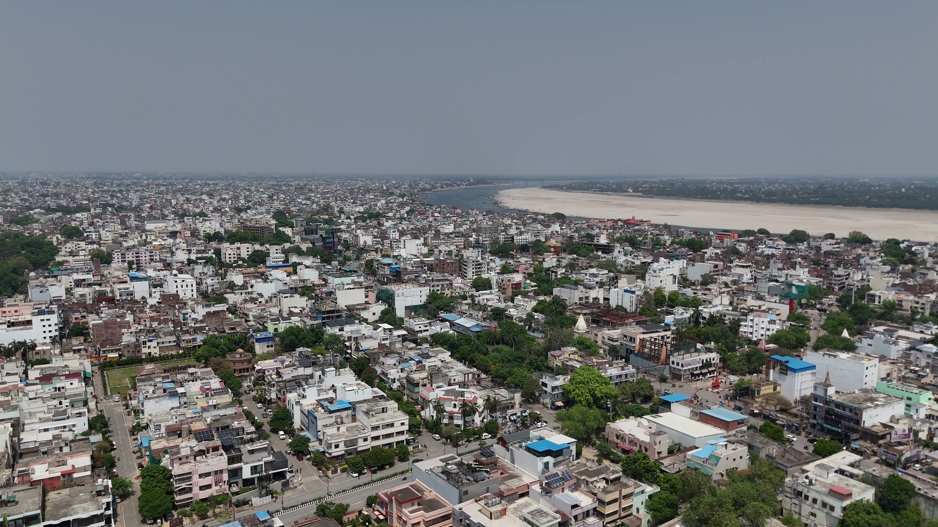 Varanasi drone clip 016