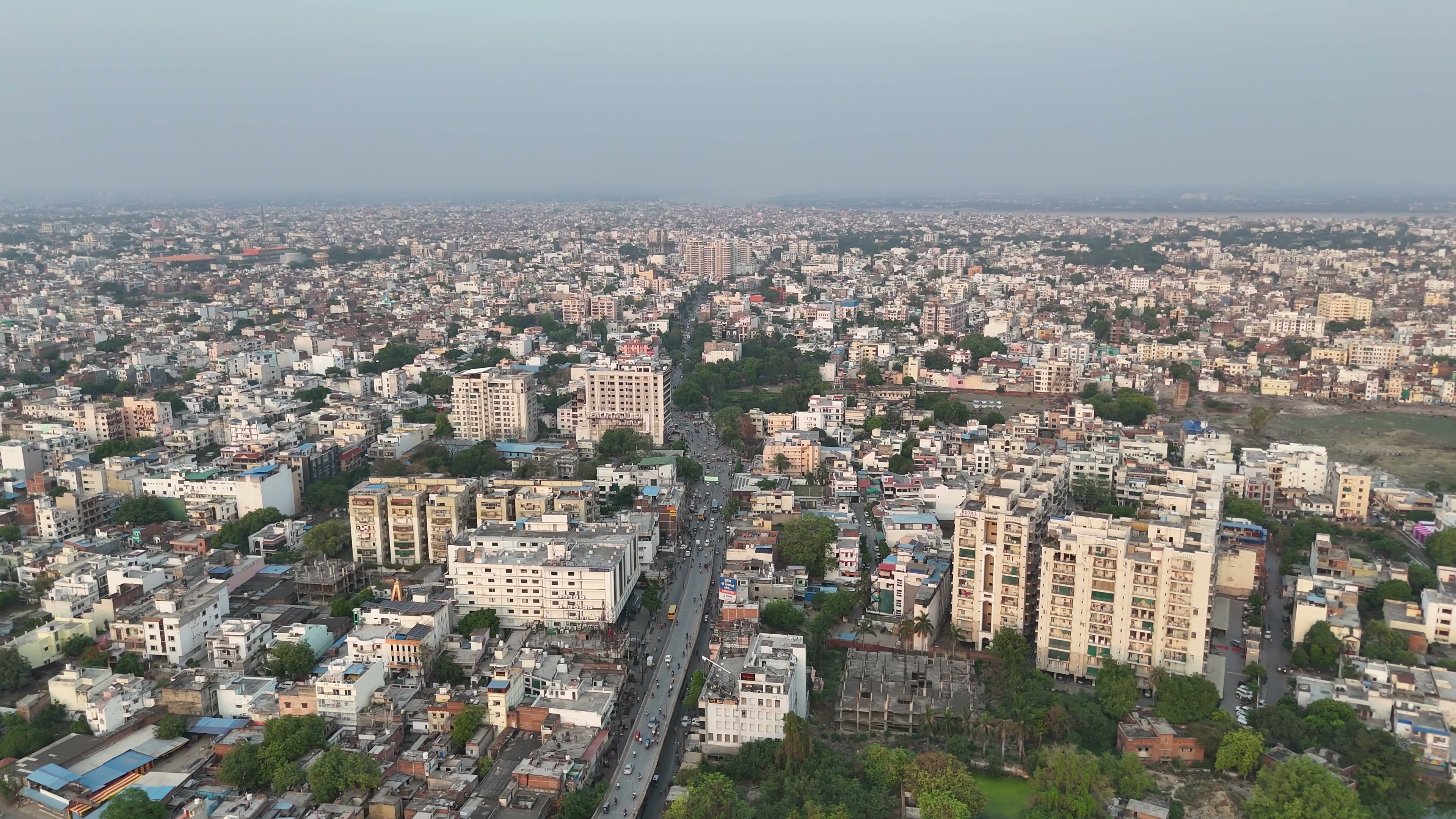 Varanasi drone clip 018
