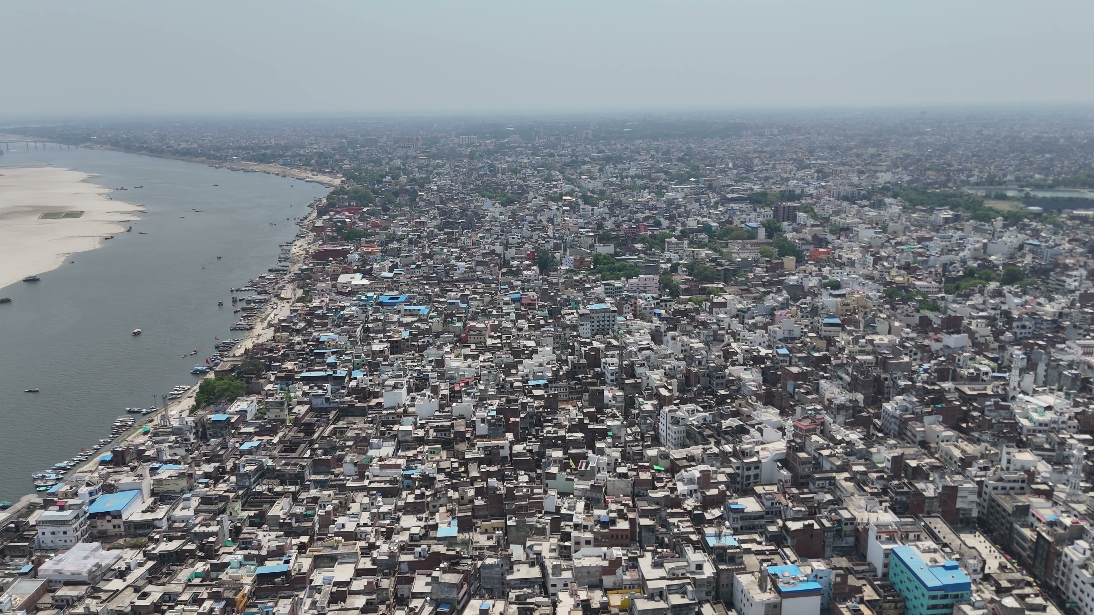 Varanasi drone clip 019