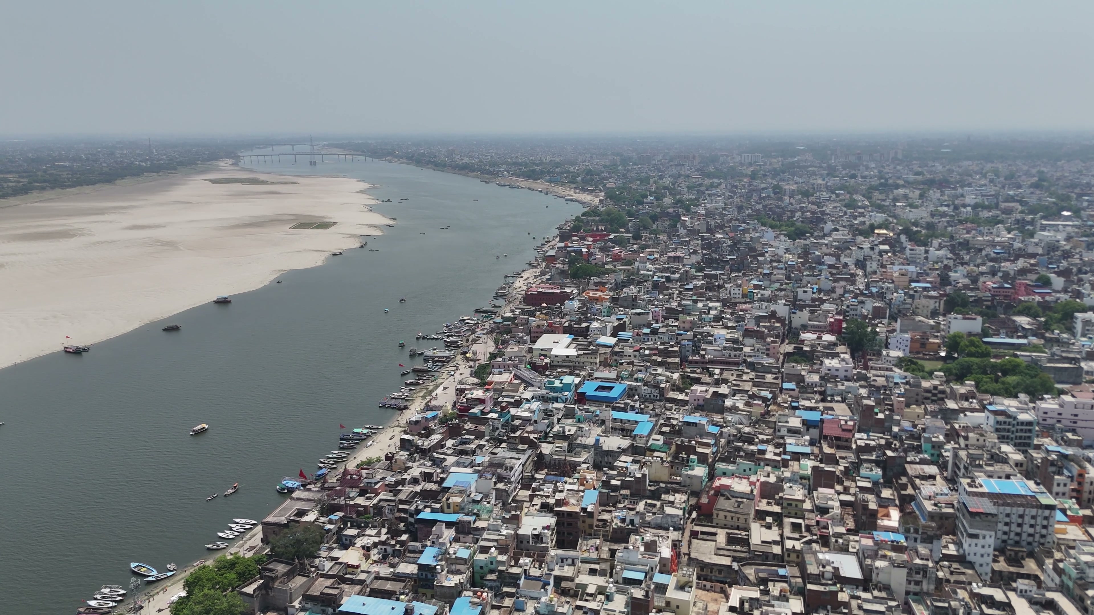 Varanasi drone clip 021