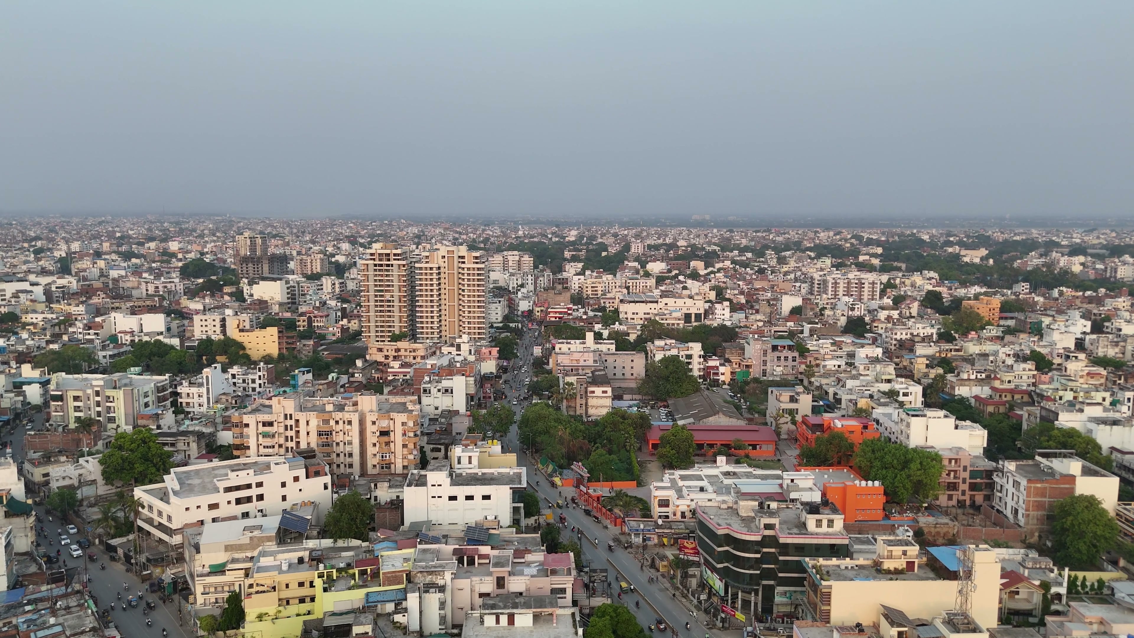 Varanasi drone clip 022
