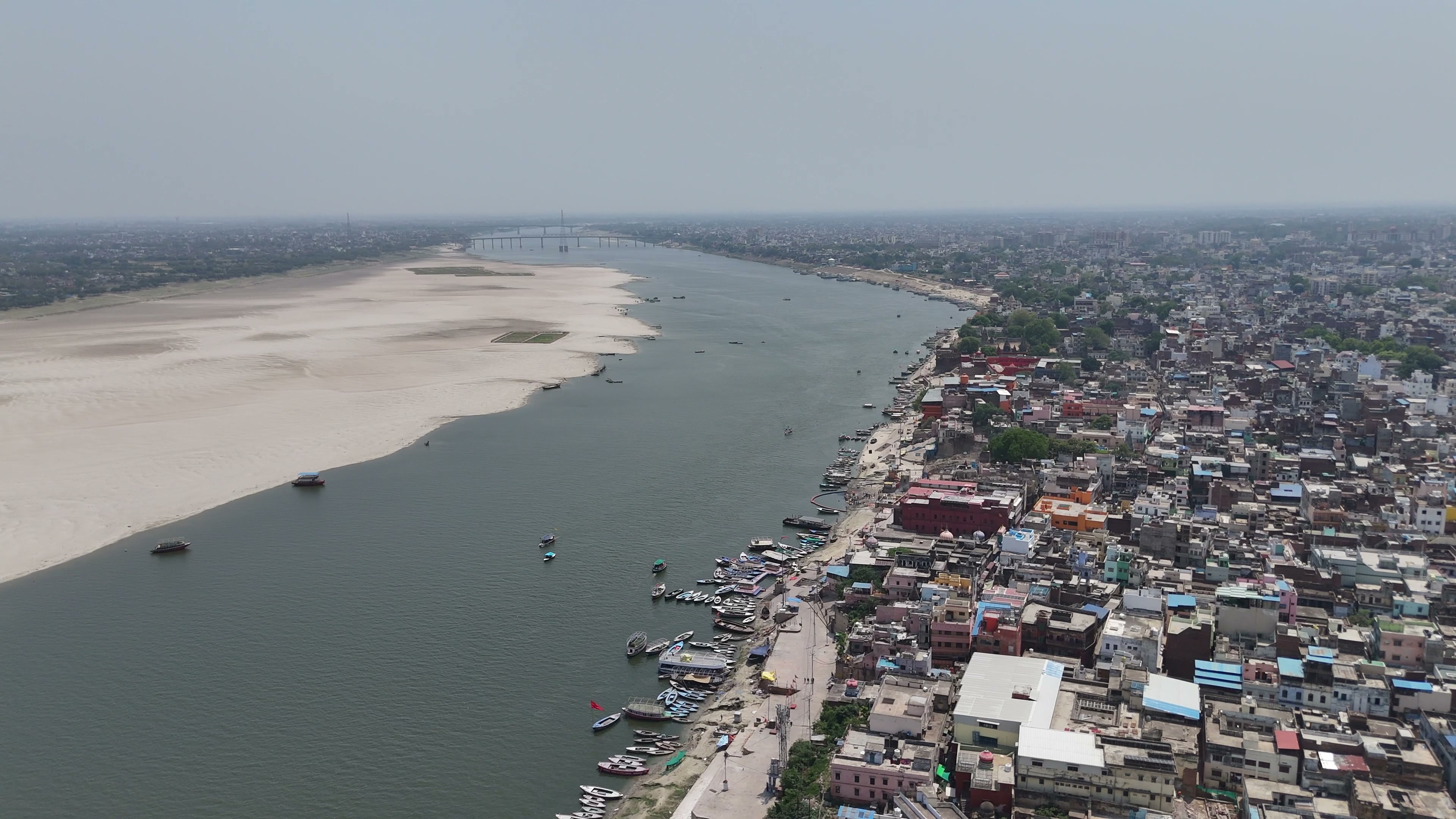 Varanasi drone clip 023