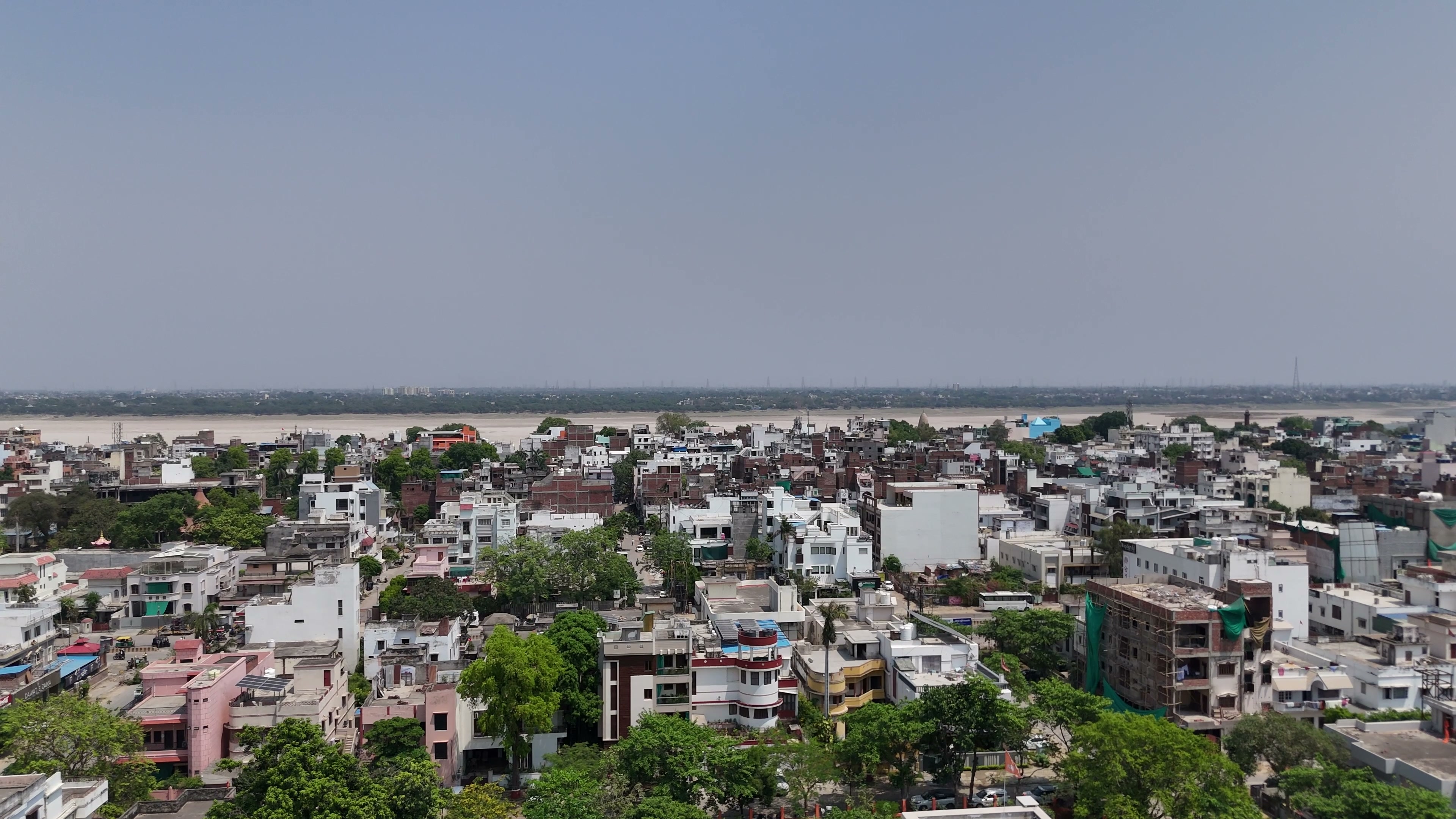 Varanasi drone clip 025