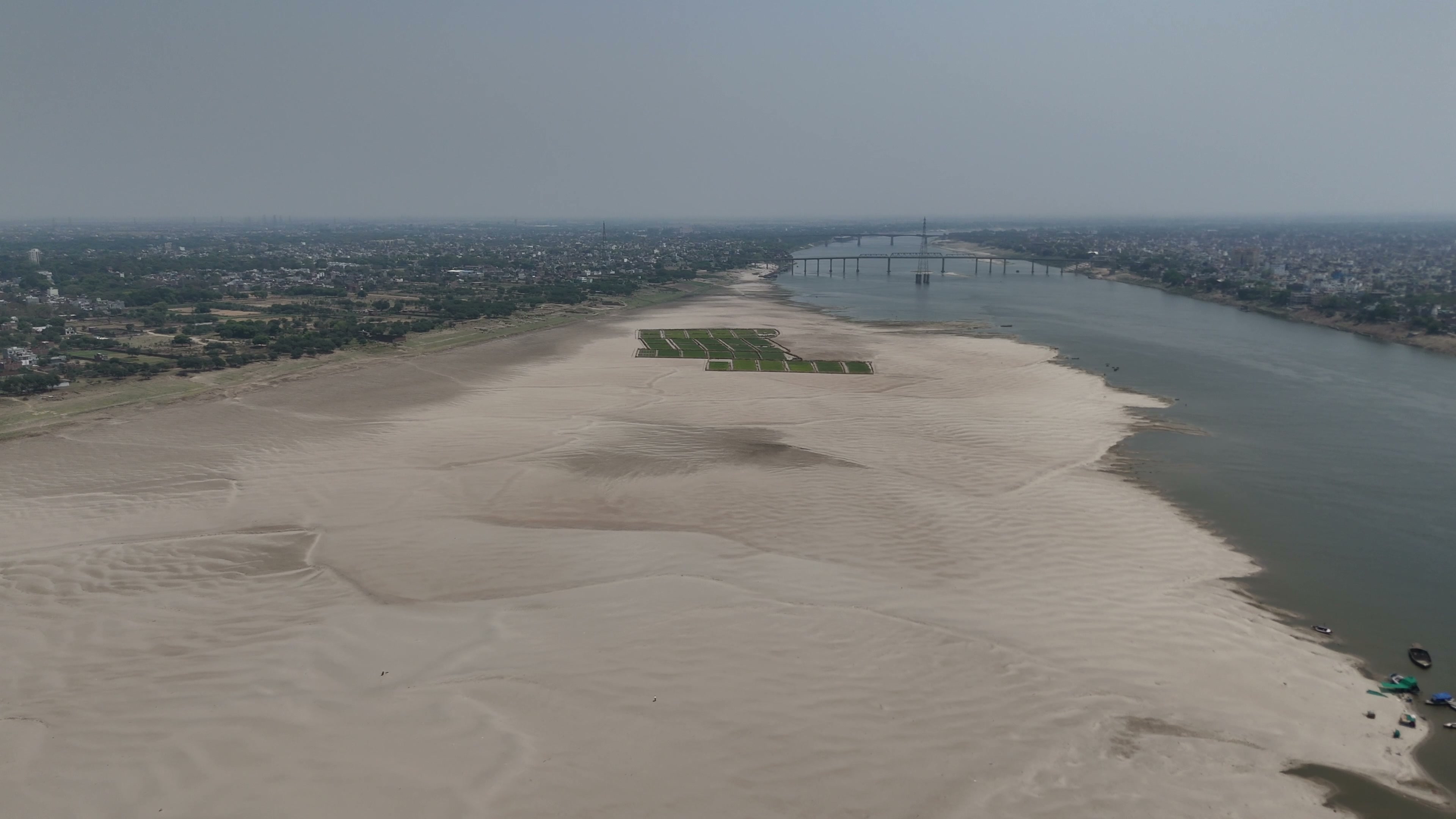 Varanasi drone clip 029