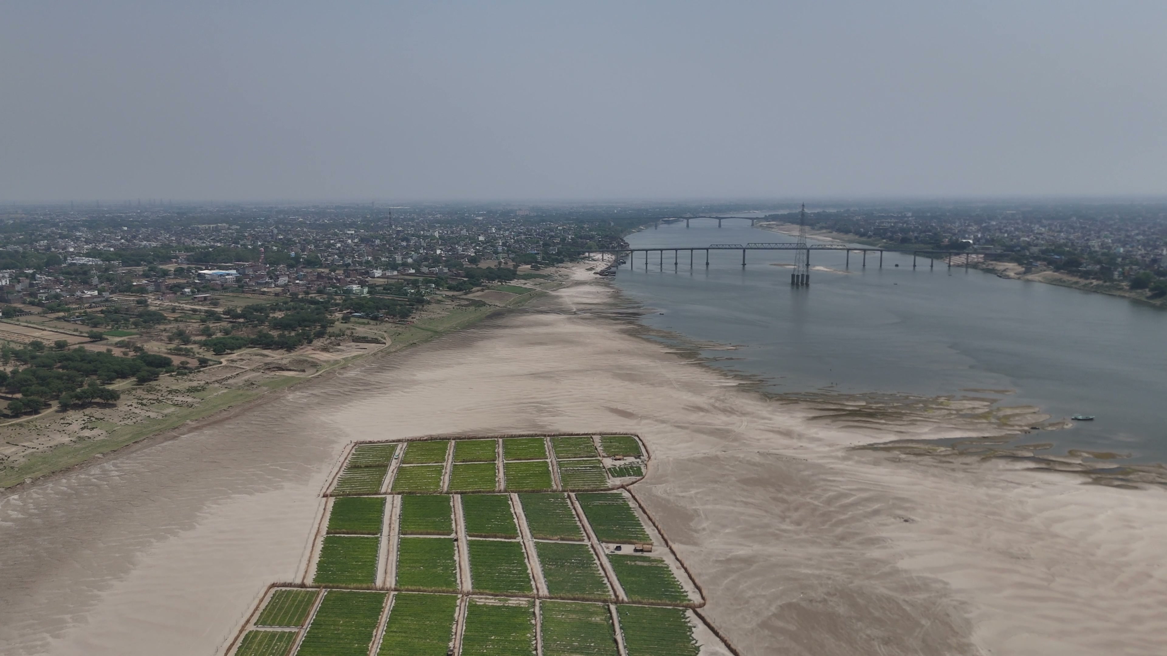 Varanasi drone clip 033