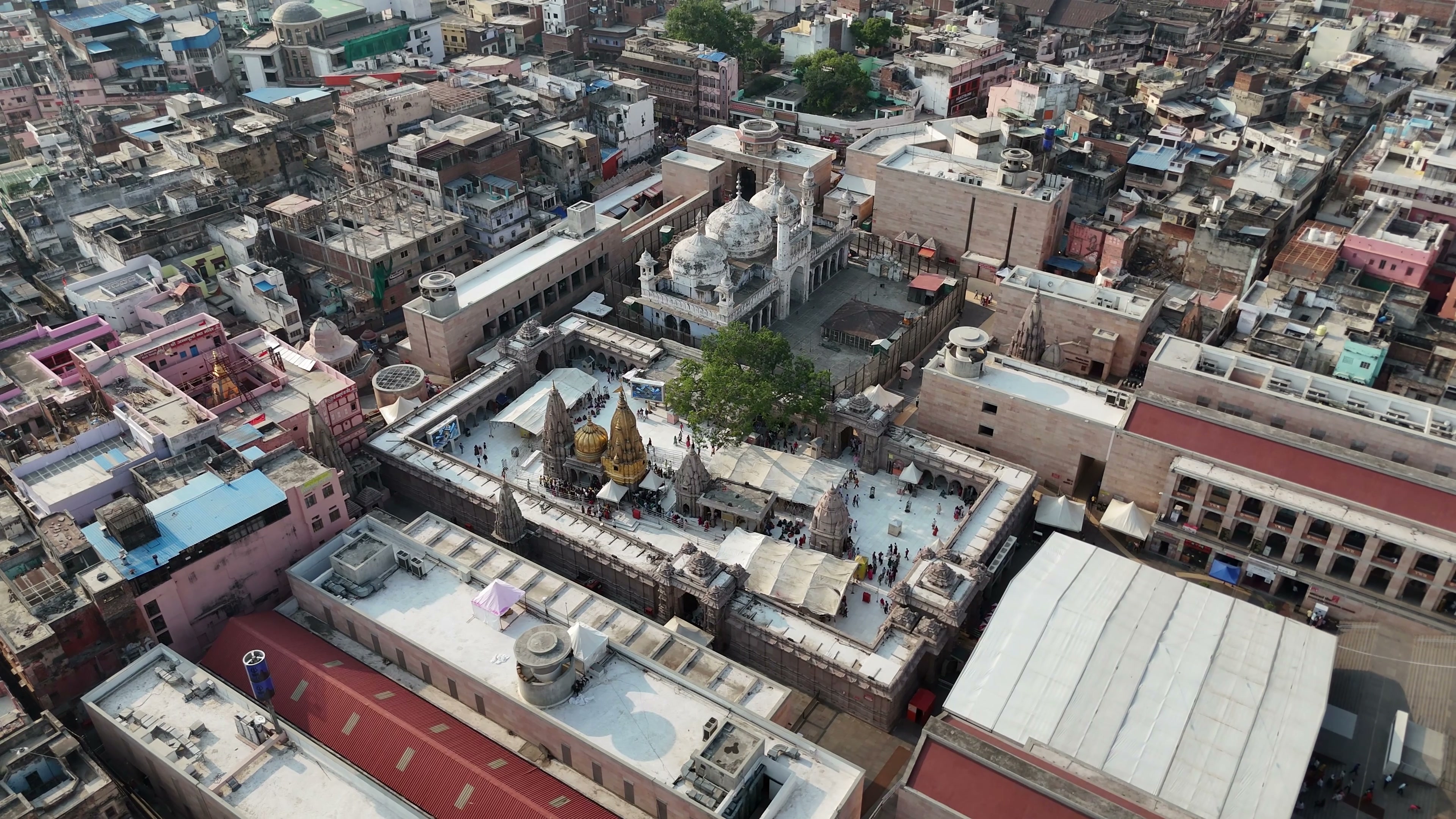 Varanasi drone clip 040