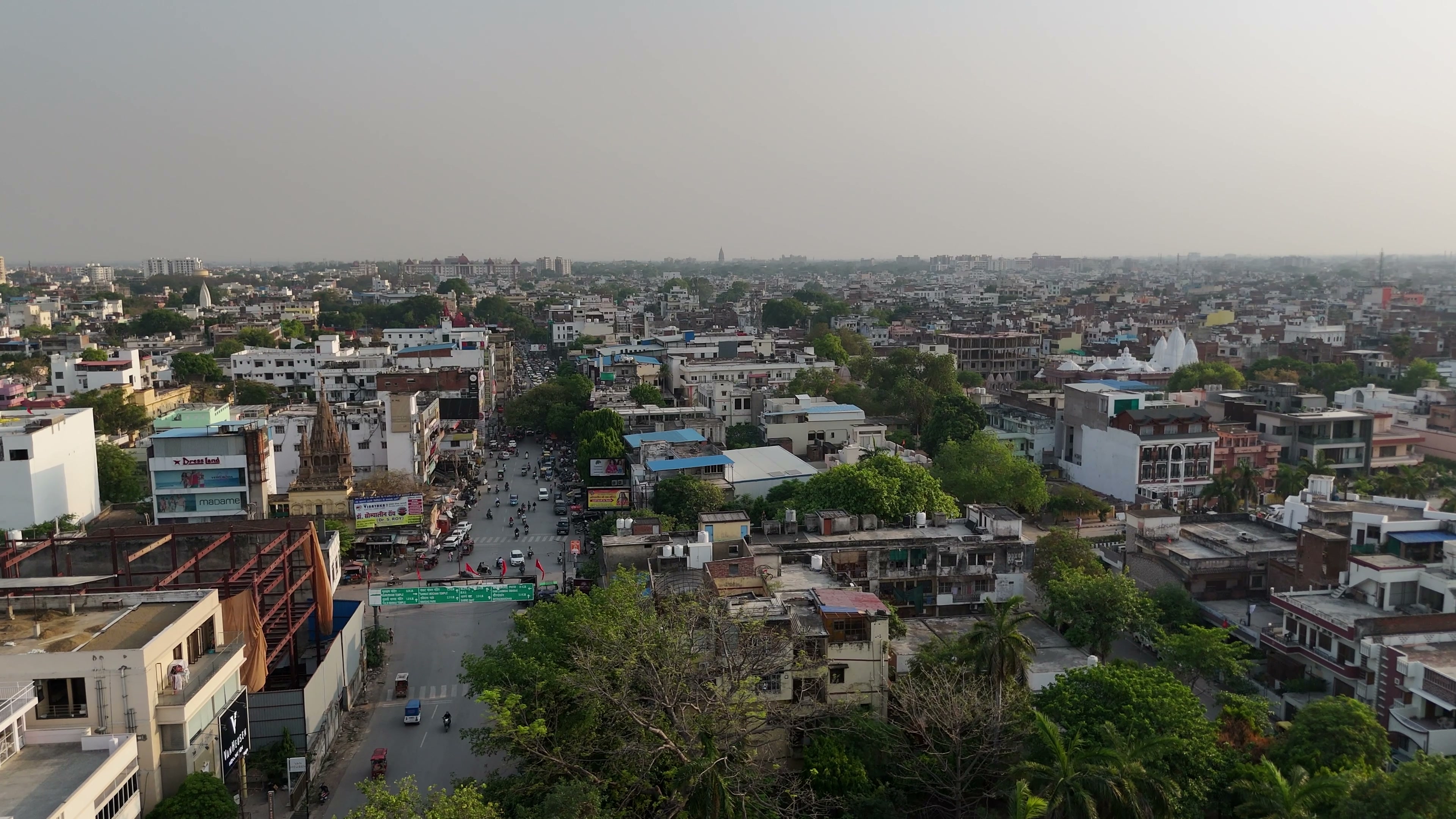 Varanasi drone clip 060