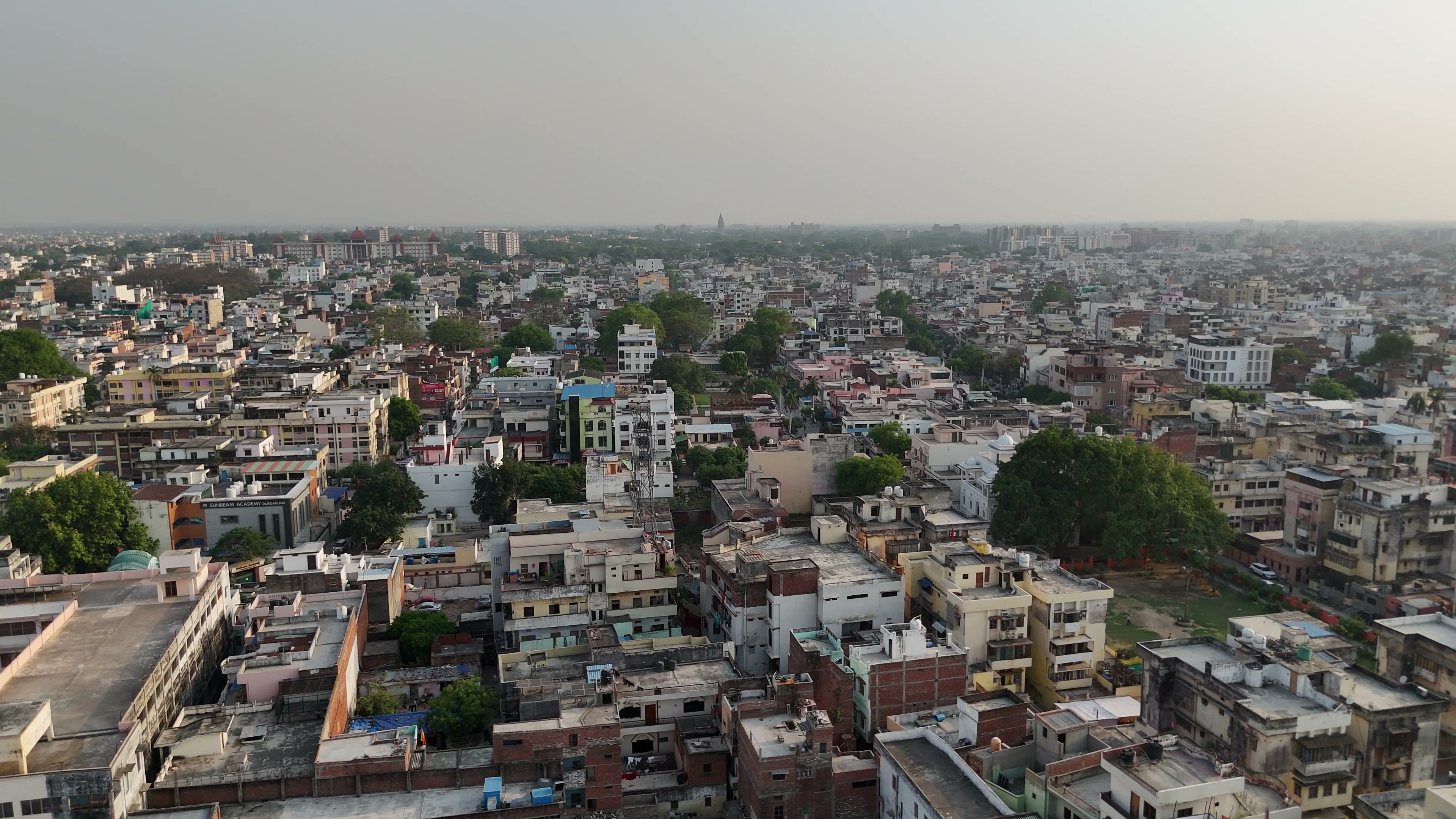 Varanasi drone clip 062