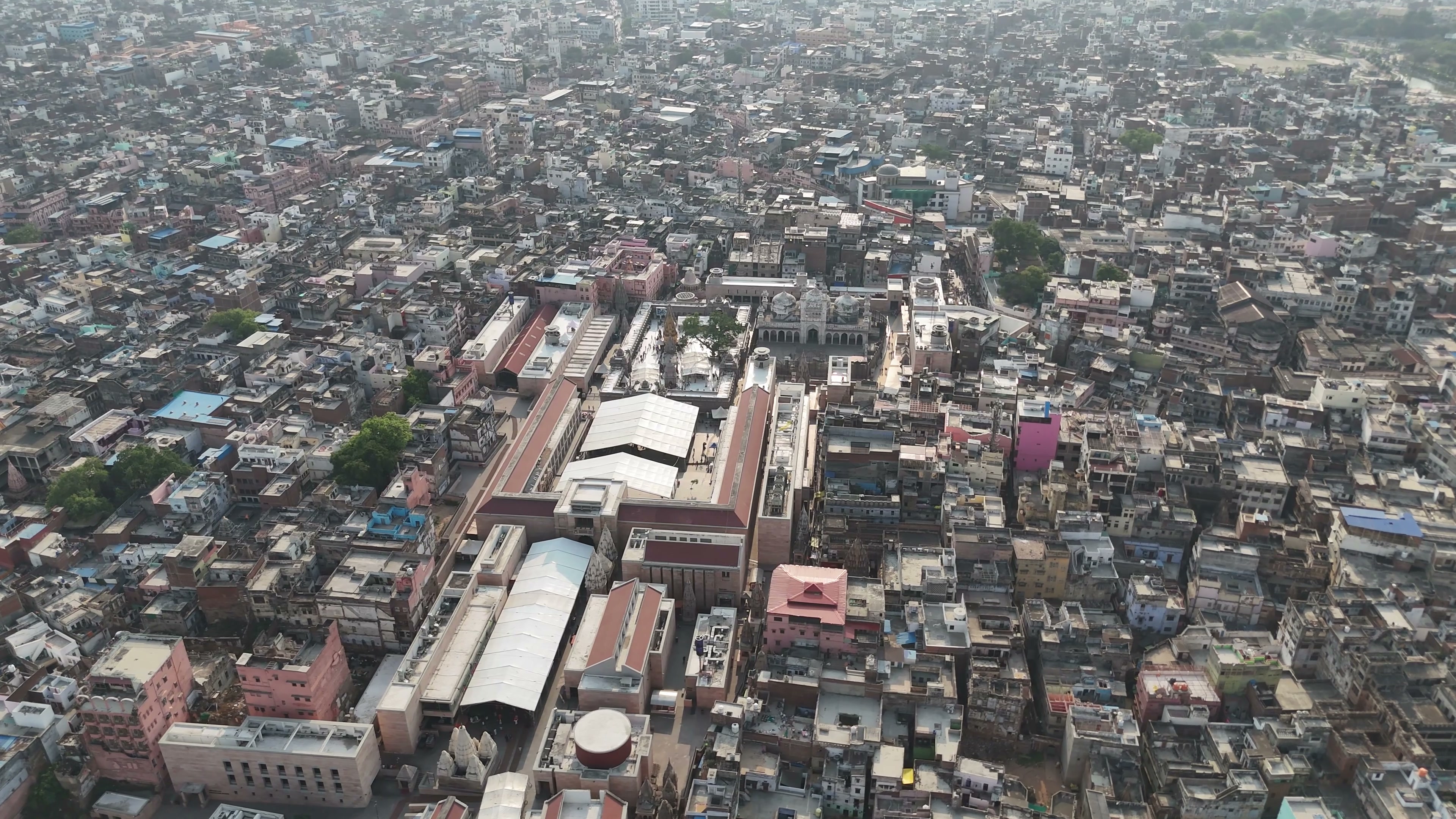 Varanasi drone clip 079