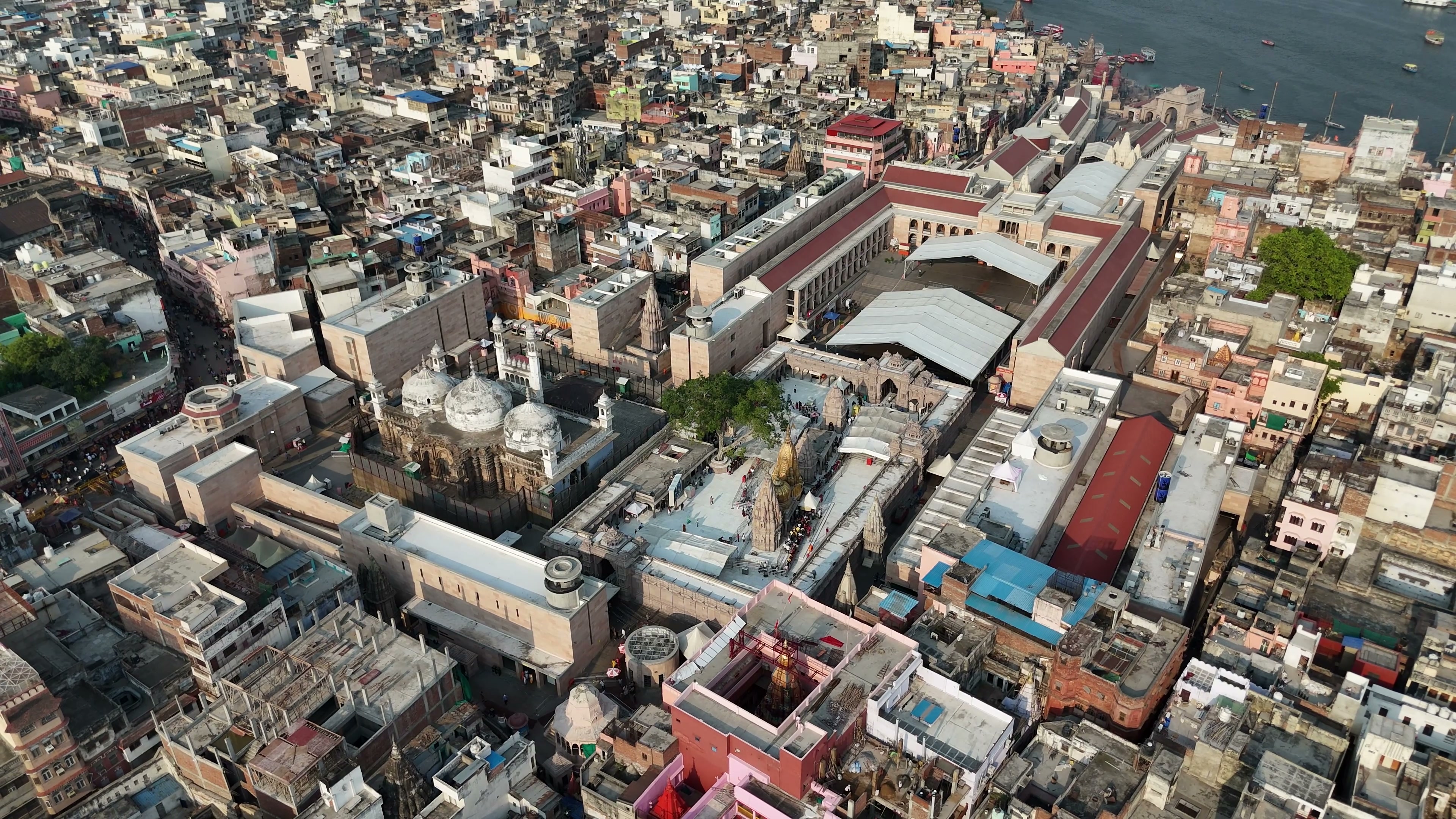 Varanasi drone clip 081