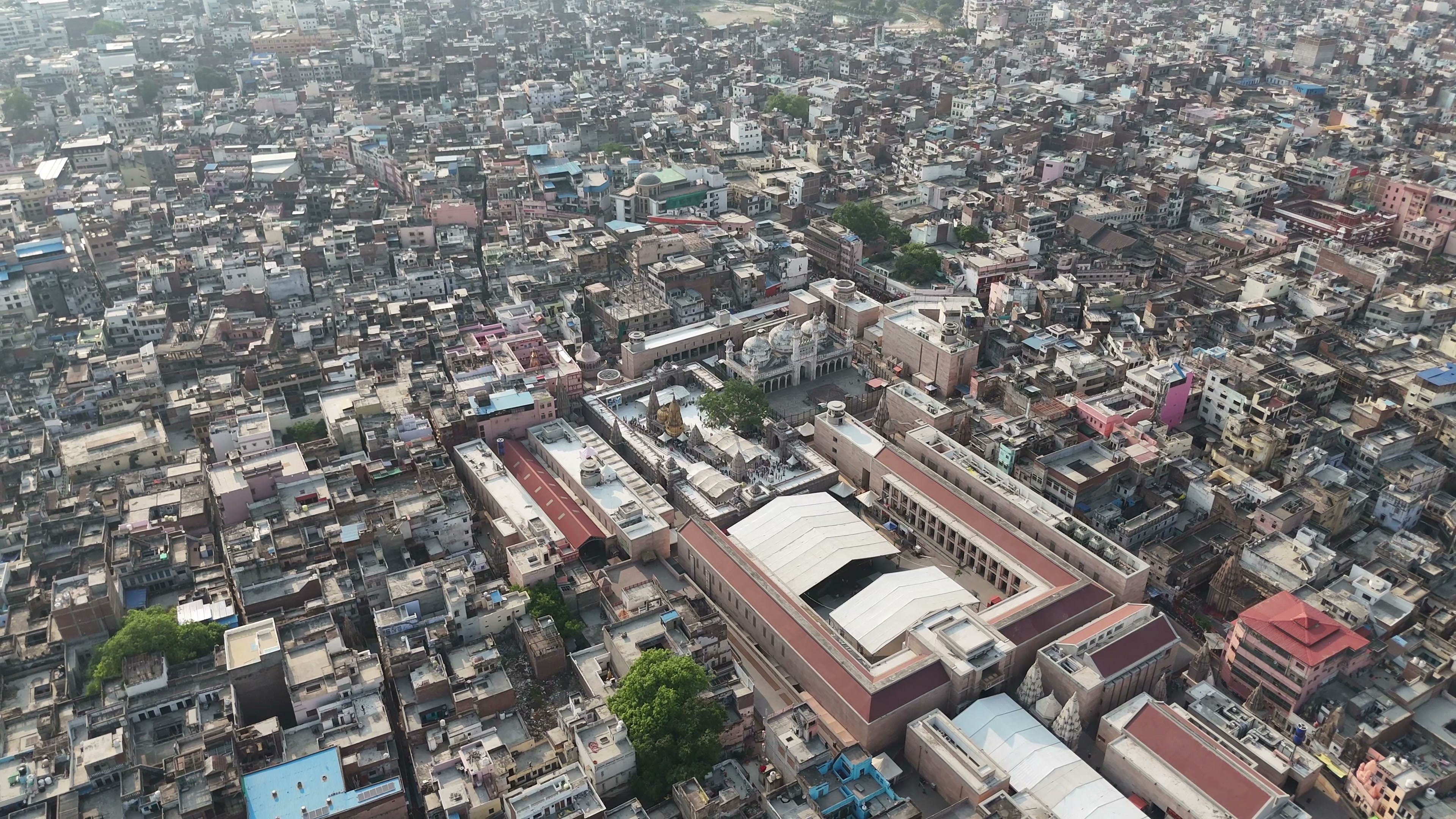 Varanasi drone clip 082
