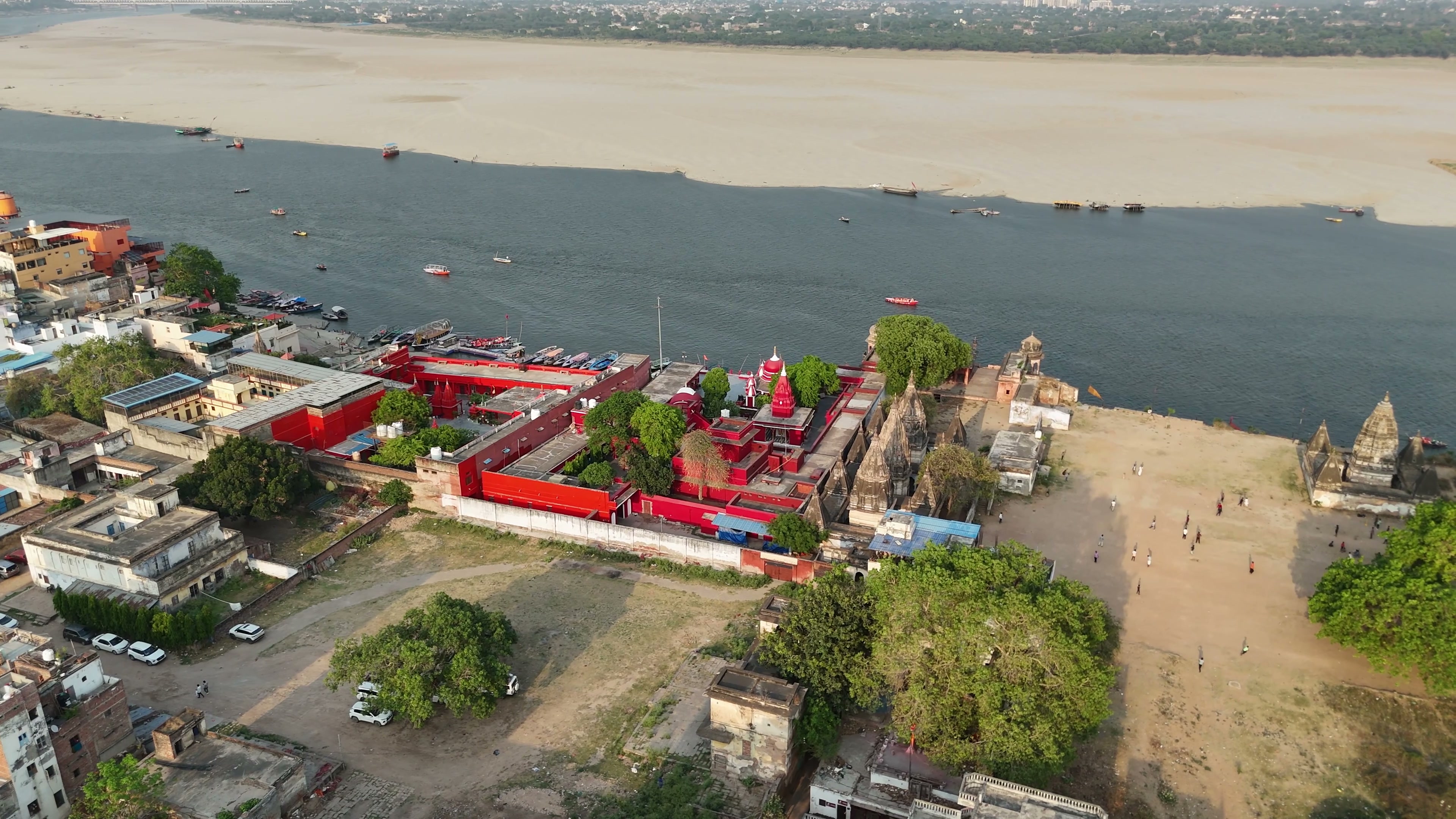 Varanasi drone clip 091