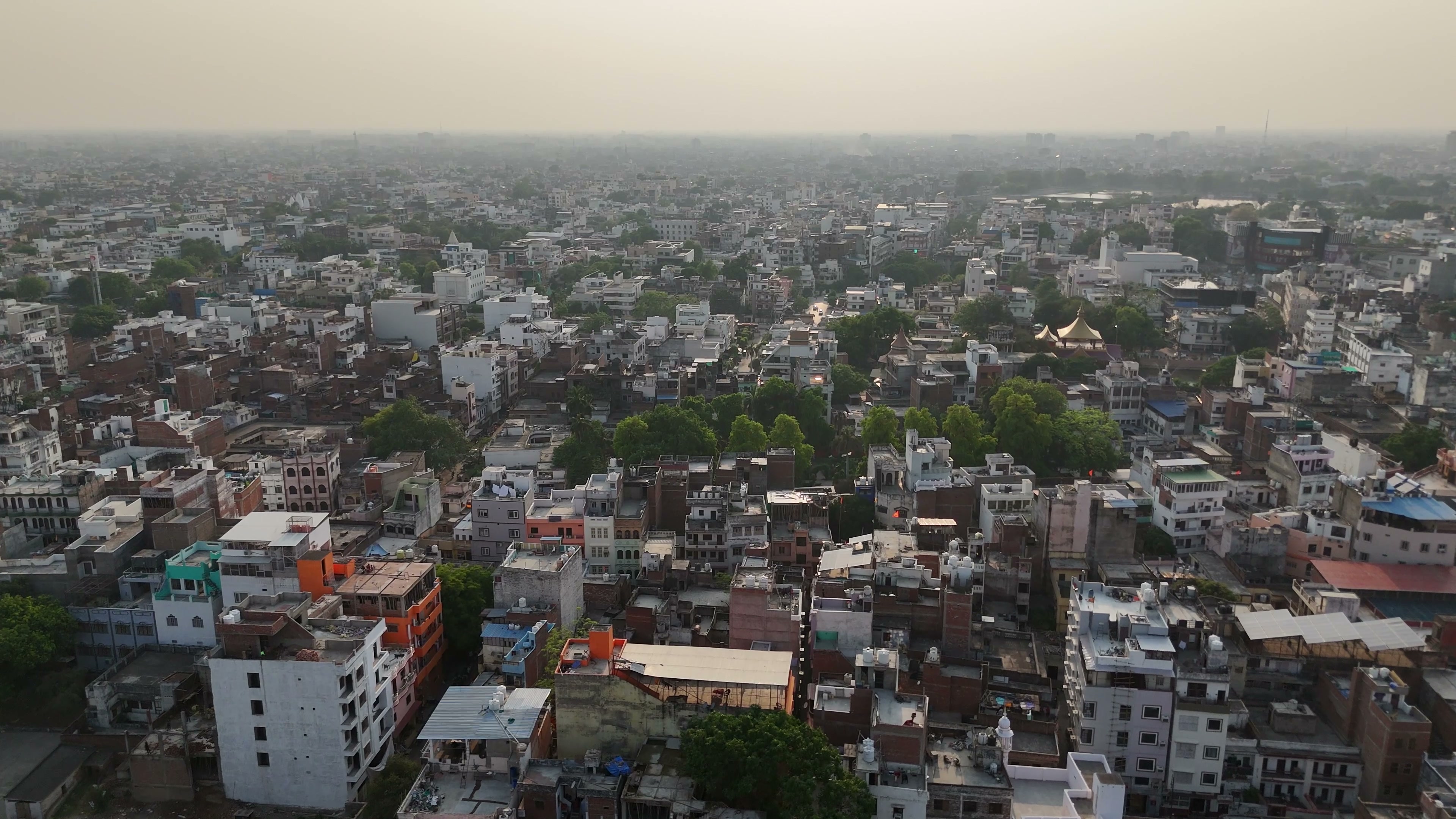 Varanasi drone clip 092