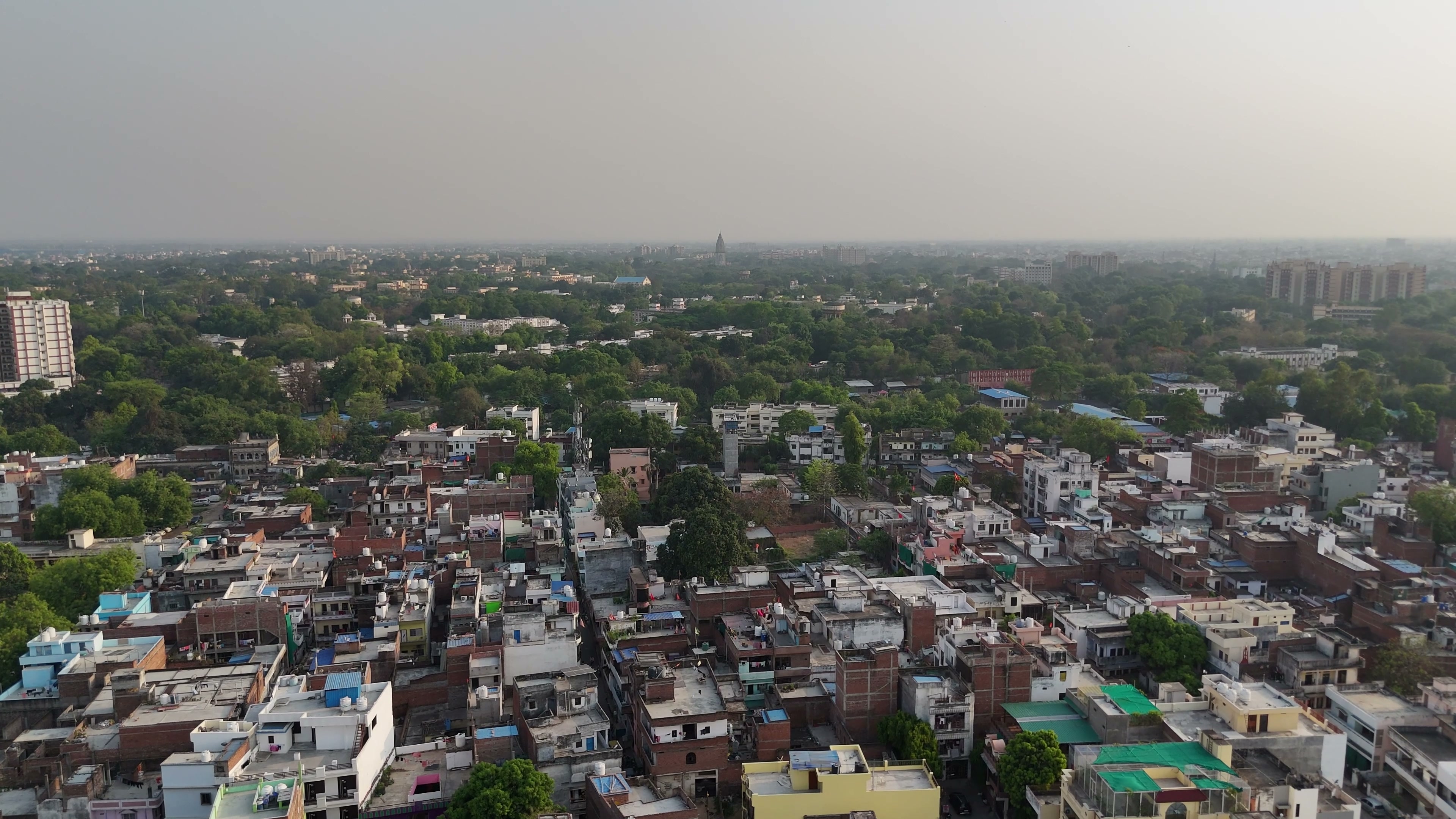 Varanasi drone clip 094