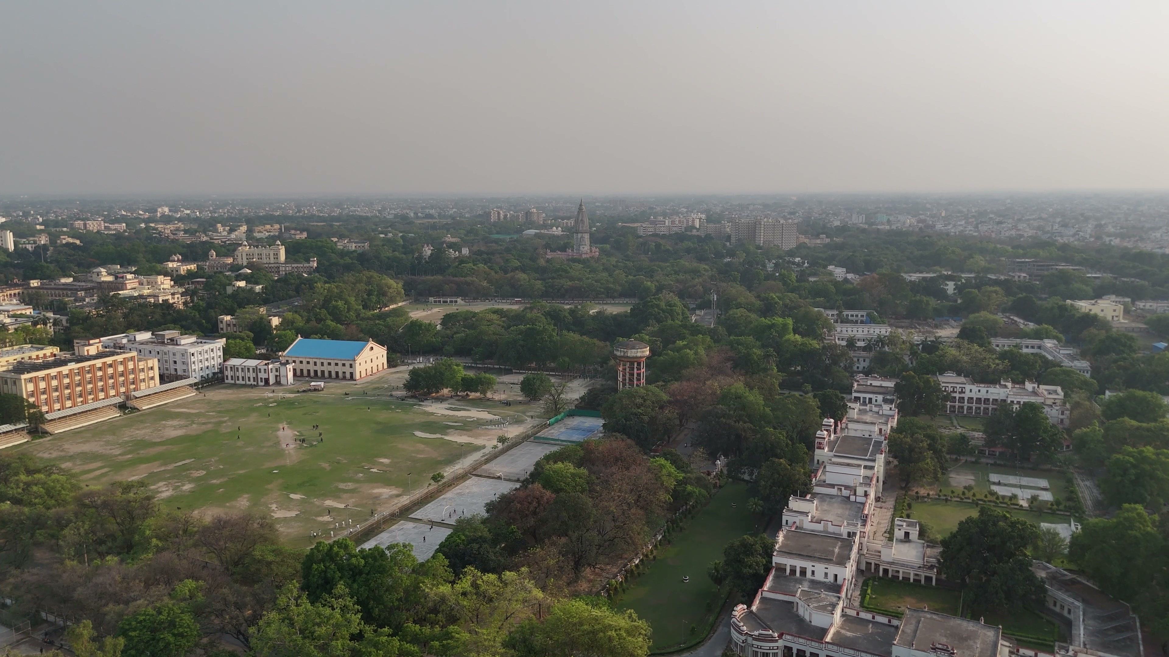 Varanasi drone clip 095