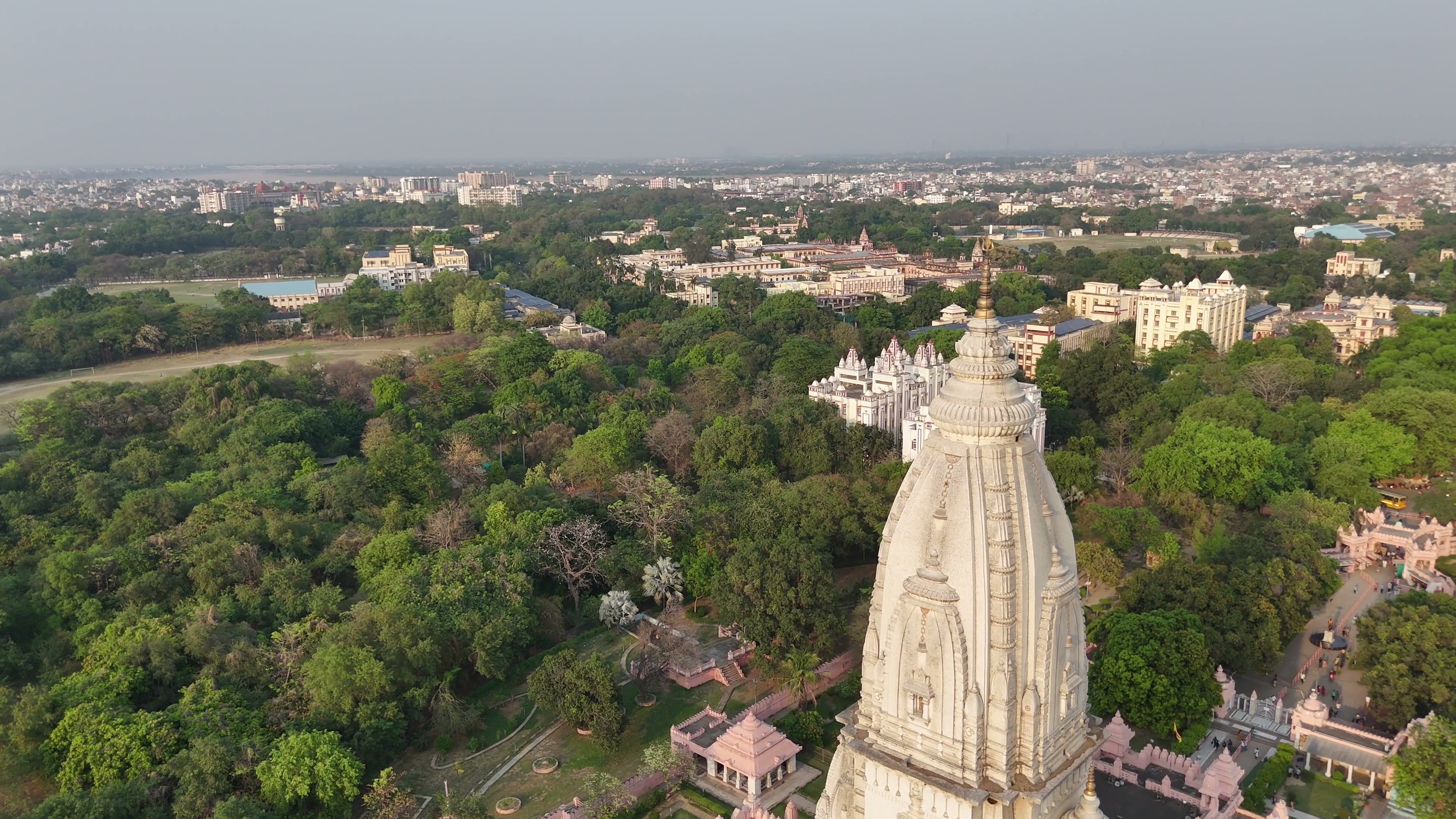 Varanasi drone clip 096