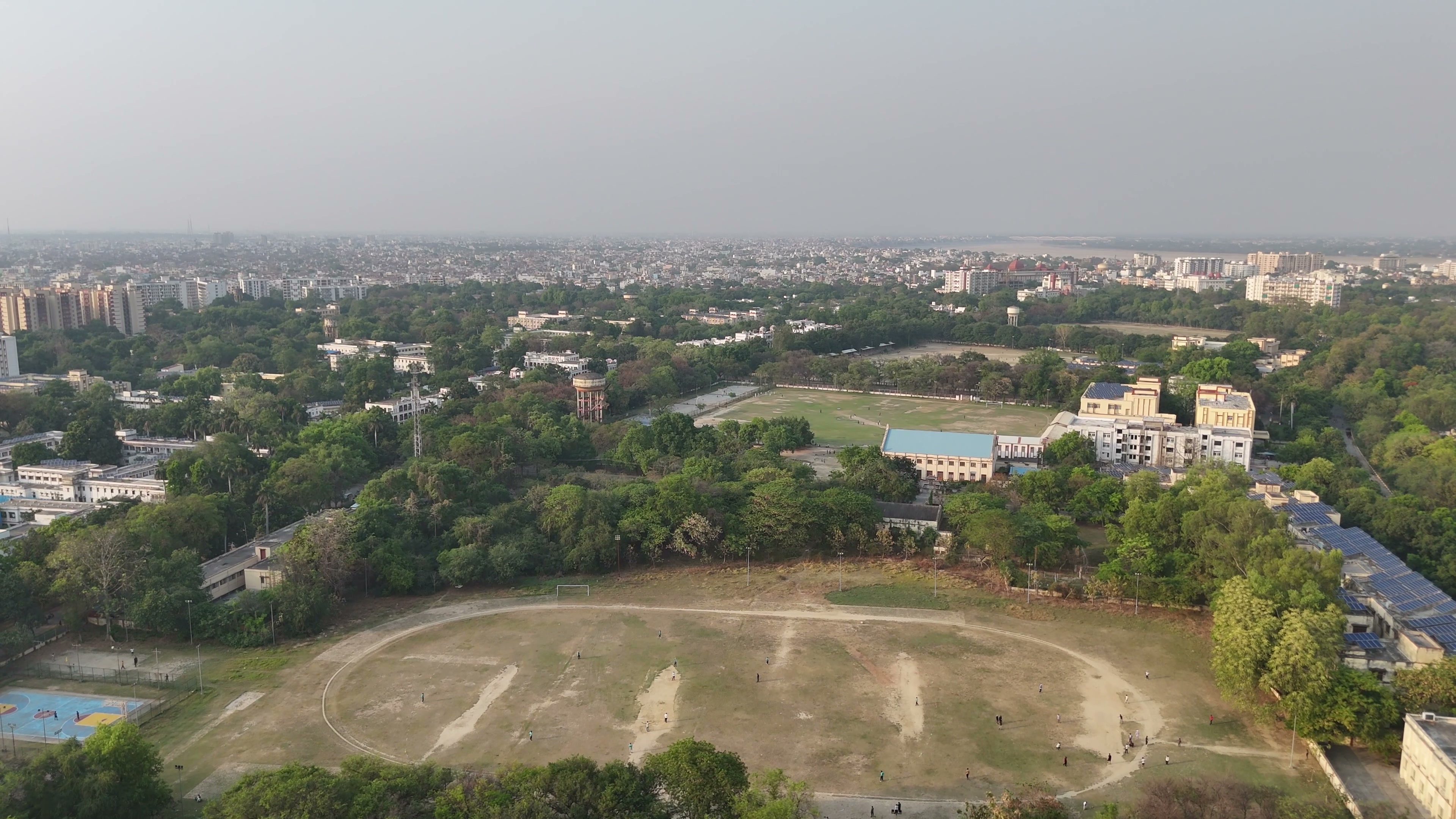 Varanasi drone clip 097