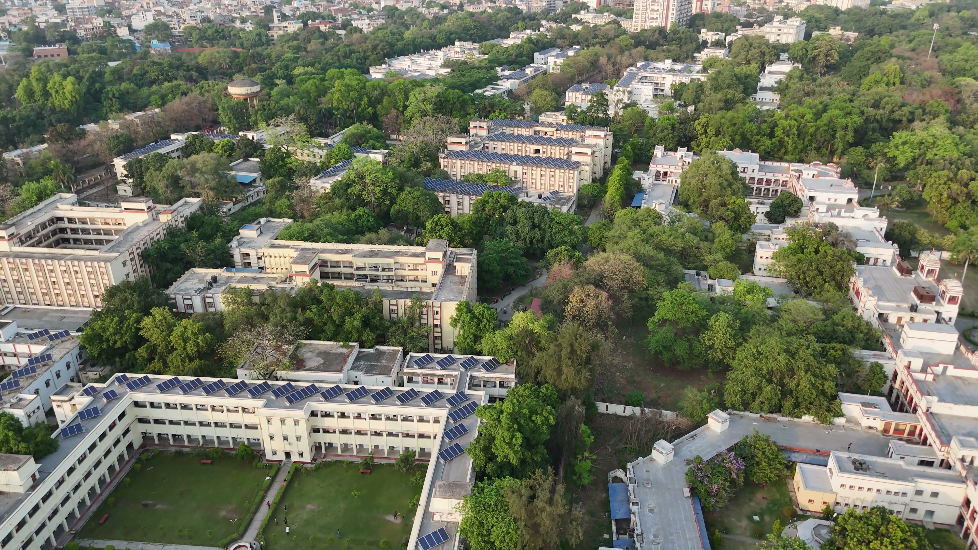 Varanasi drone clip 098