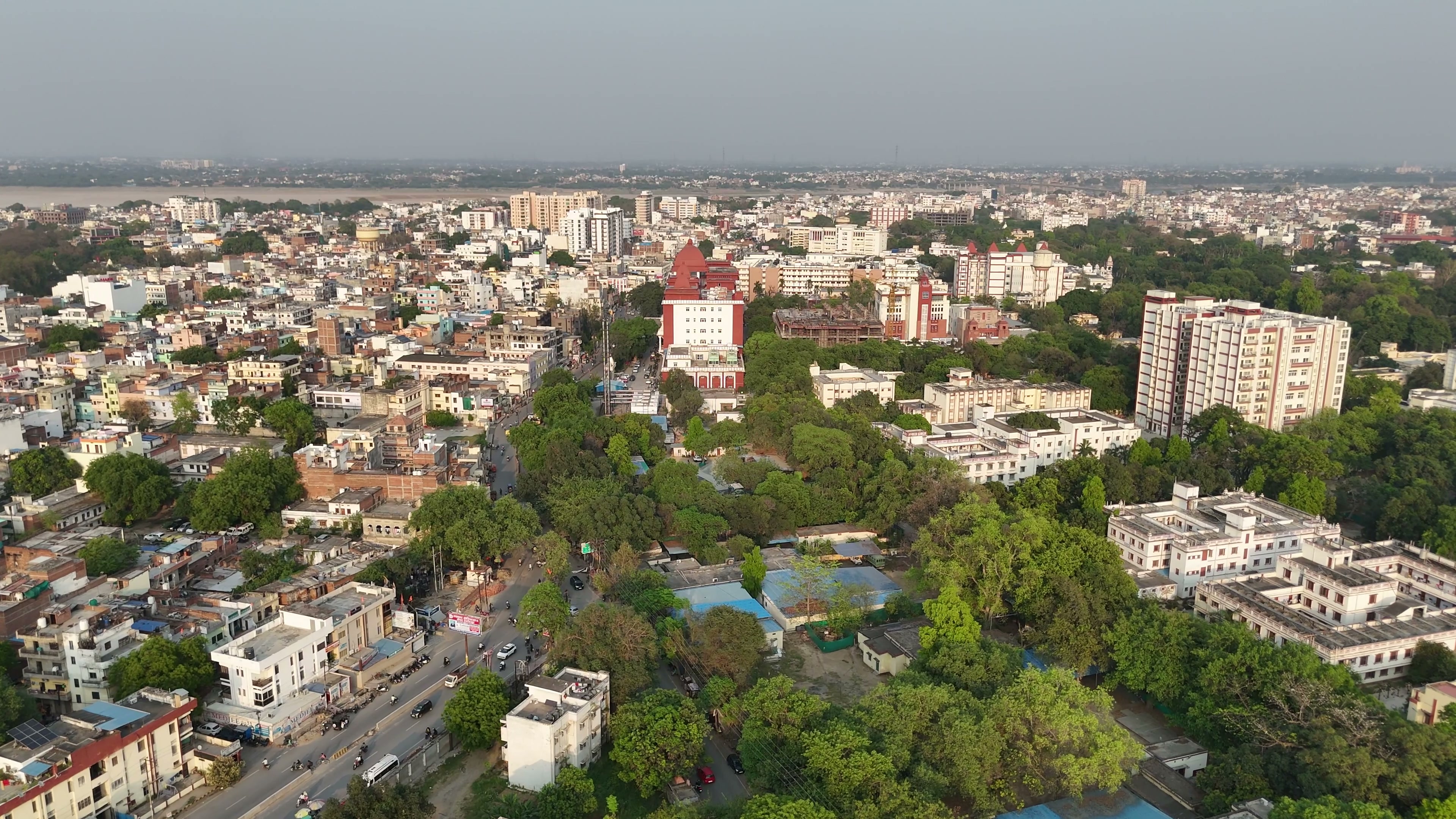 Varanasi drone clip 099