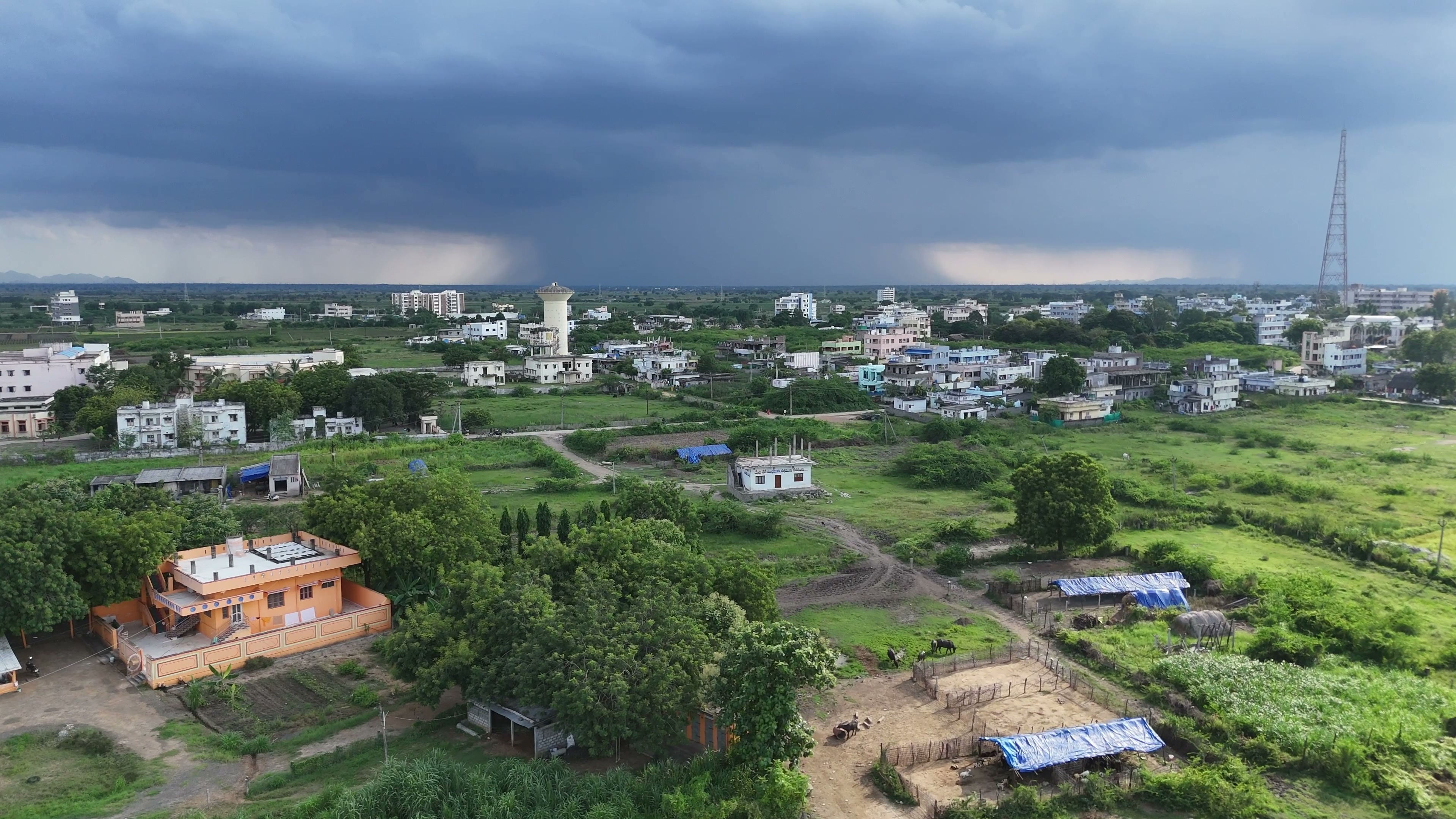 Vijayawada drone clip 053