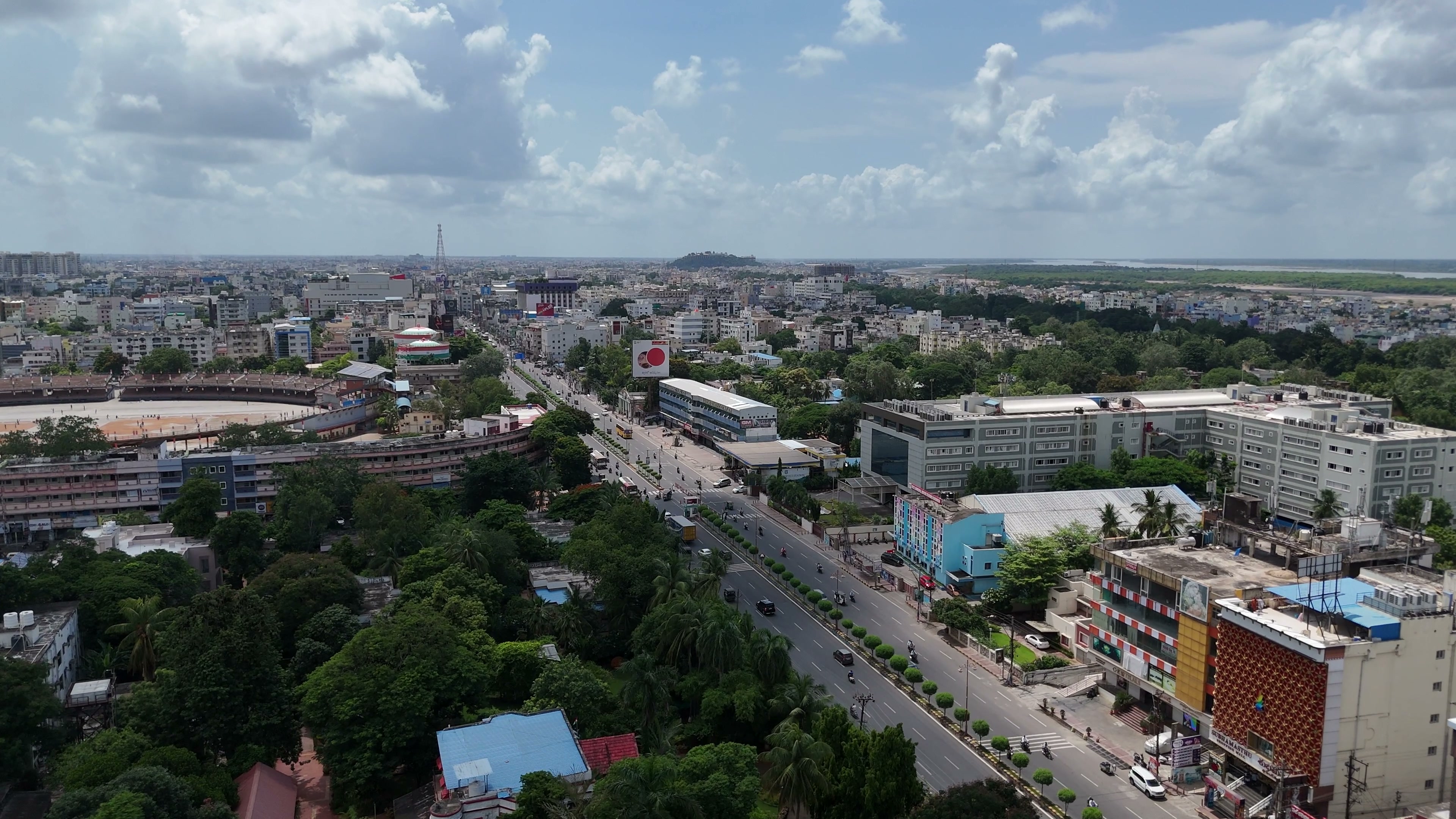 Vijayawada drone clip 075