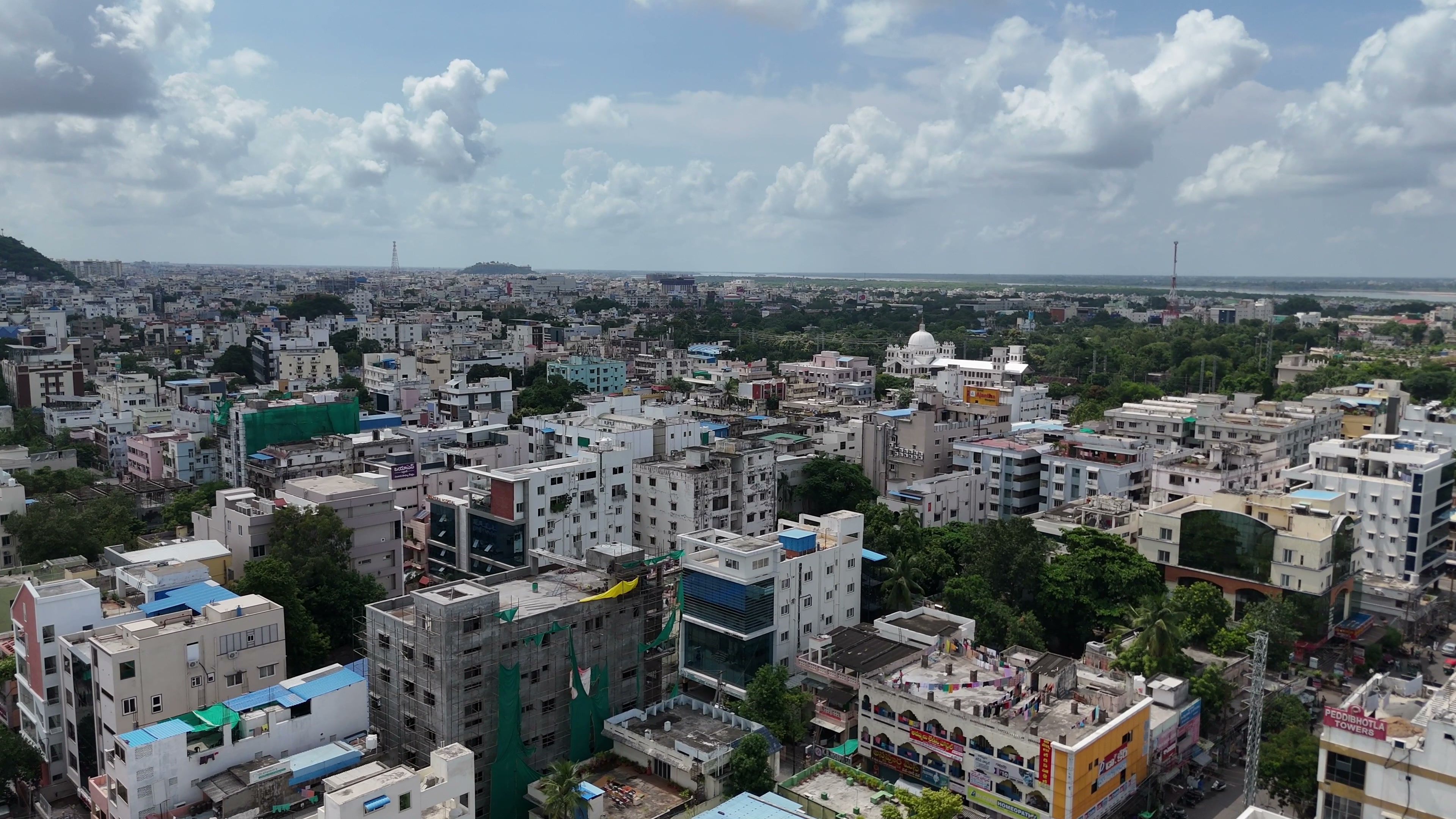 Vijayawada drone clip 076