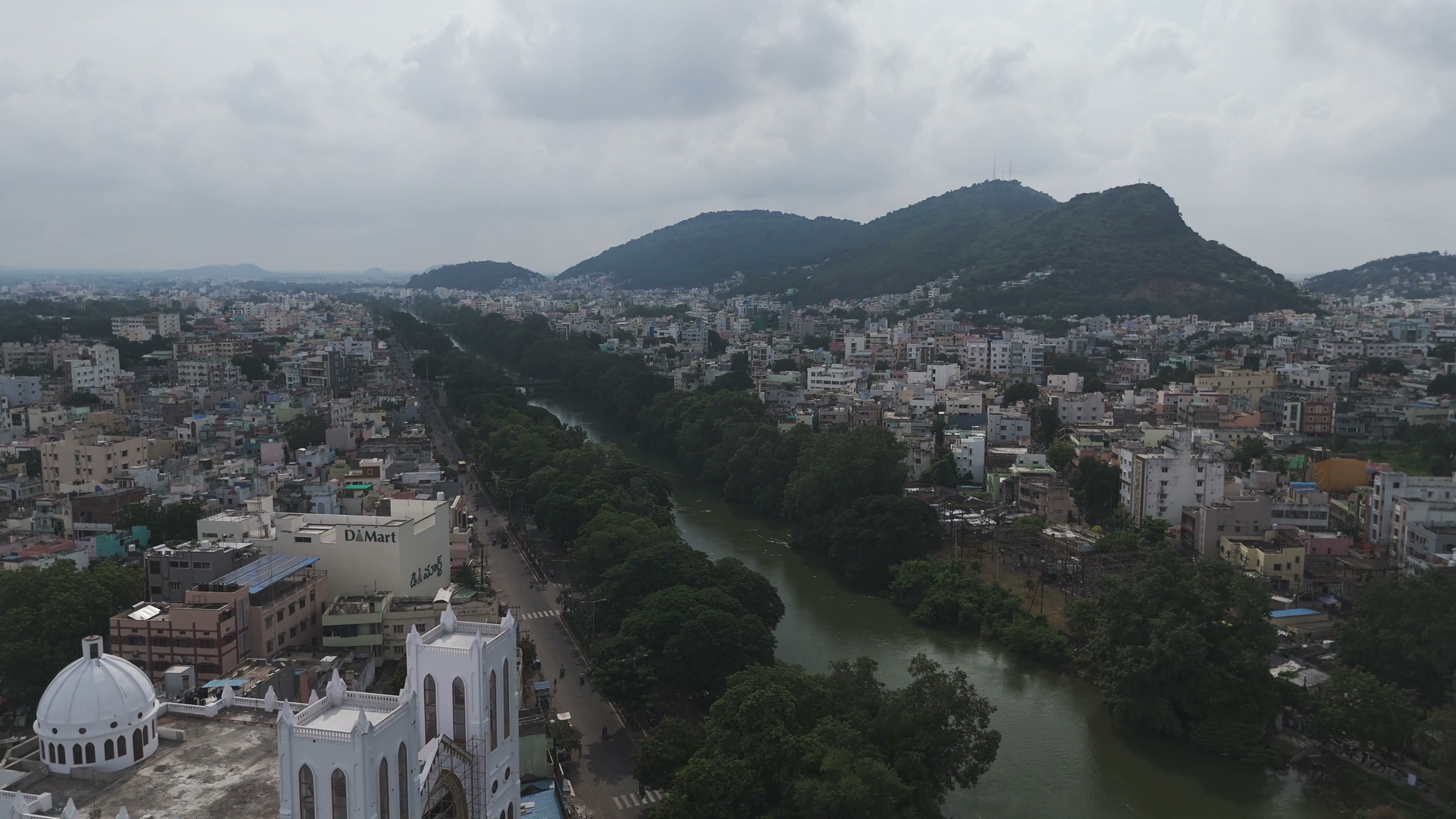 Vijayawada drone clip 085